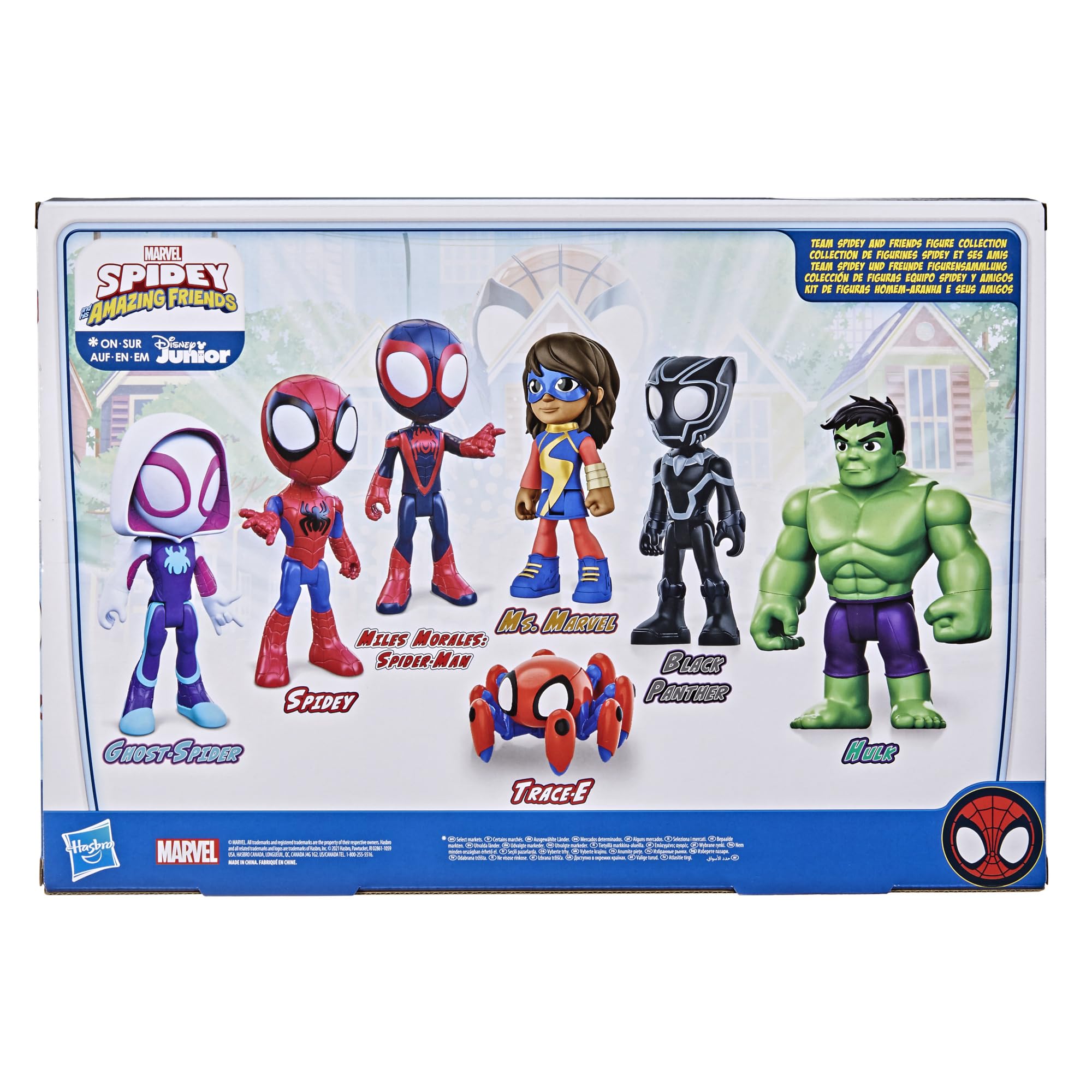 SPIDEY AND HIS AMAZING FRIENDS Team Spidey and Friends Figure Collection - 7 Action Figures, Ages 3+ 9