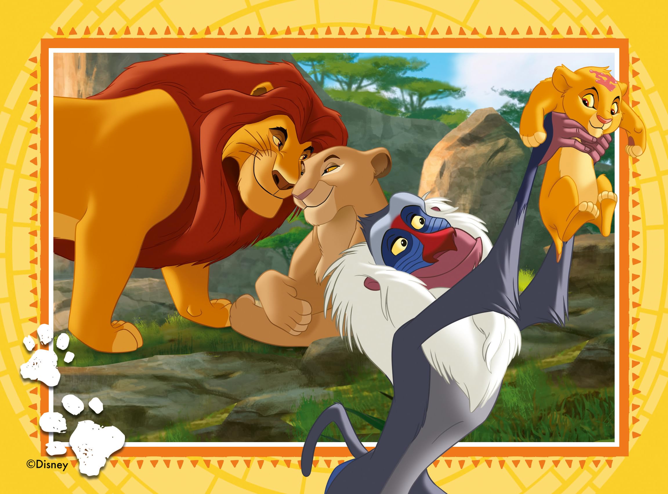 Ravensburger Disney The Lion King 4-in-a-Box Jigsaw Puzzle Set - 72-Piece Puzzles for Kids Ages 3 and Up 4