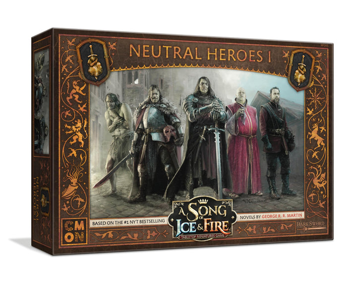 CMON A Song of Ice and Fire Neutral Heroes Box 1 Miniature Game Set (CMNSIF505)