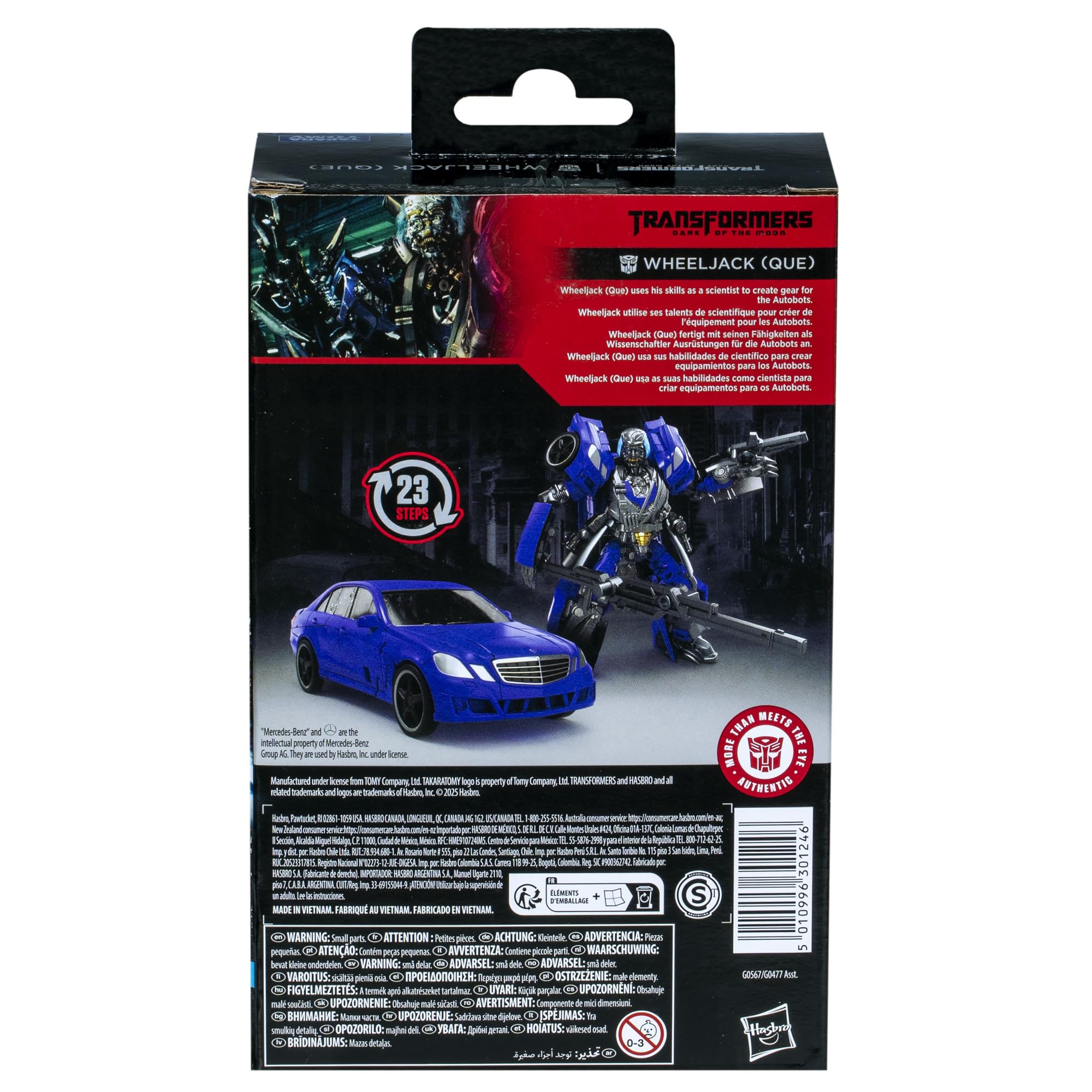 Transformers Studio Series Deluxe Class Dark of the Moon Wheeljack (Que) Action Figure | 4.5-inch Scale | 23 Steps 5