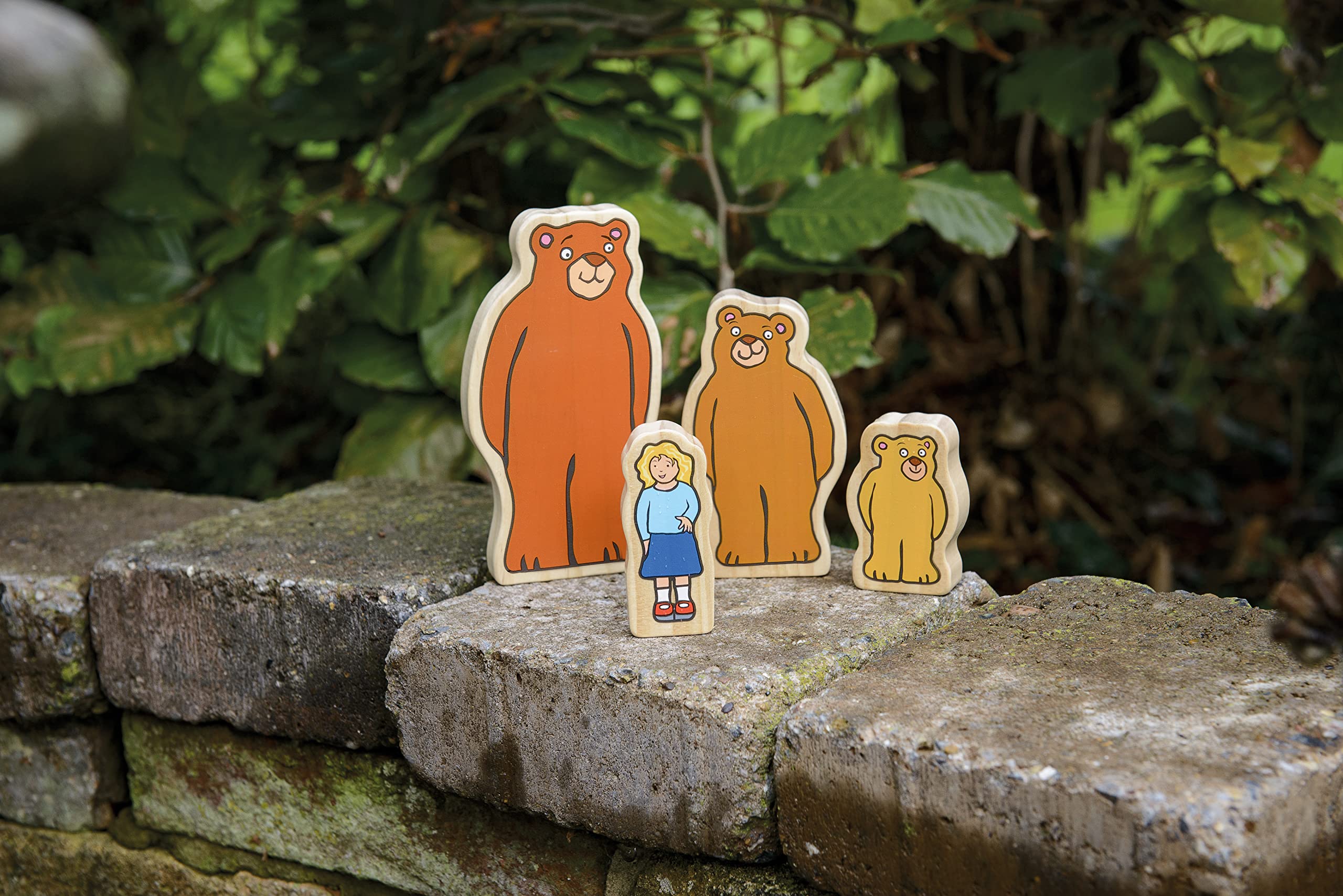 Yellow Door Goldilocks and the Three Bears Wooden Character Set| Storytelli 2
