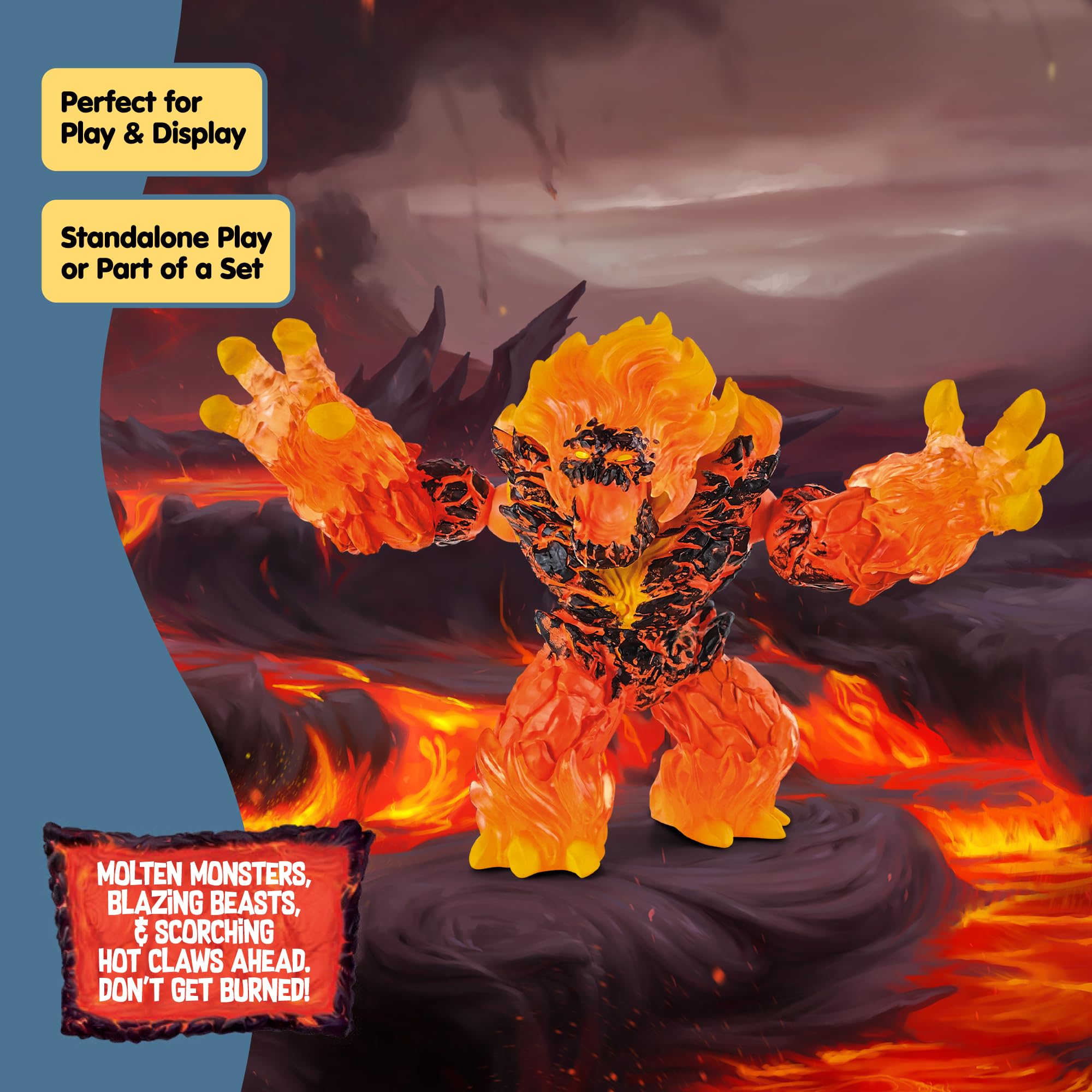 SCHLEICH Lava Smasher Eldrador Creatures Action Figure - Poseable Fantasy Monster Toy for Kids 7-14 10