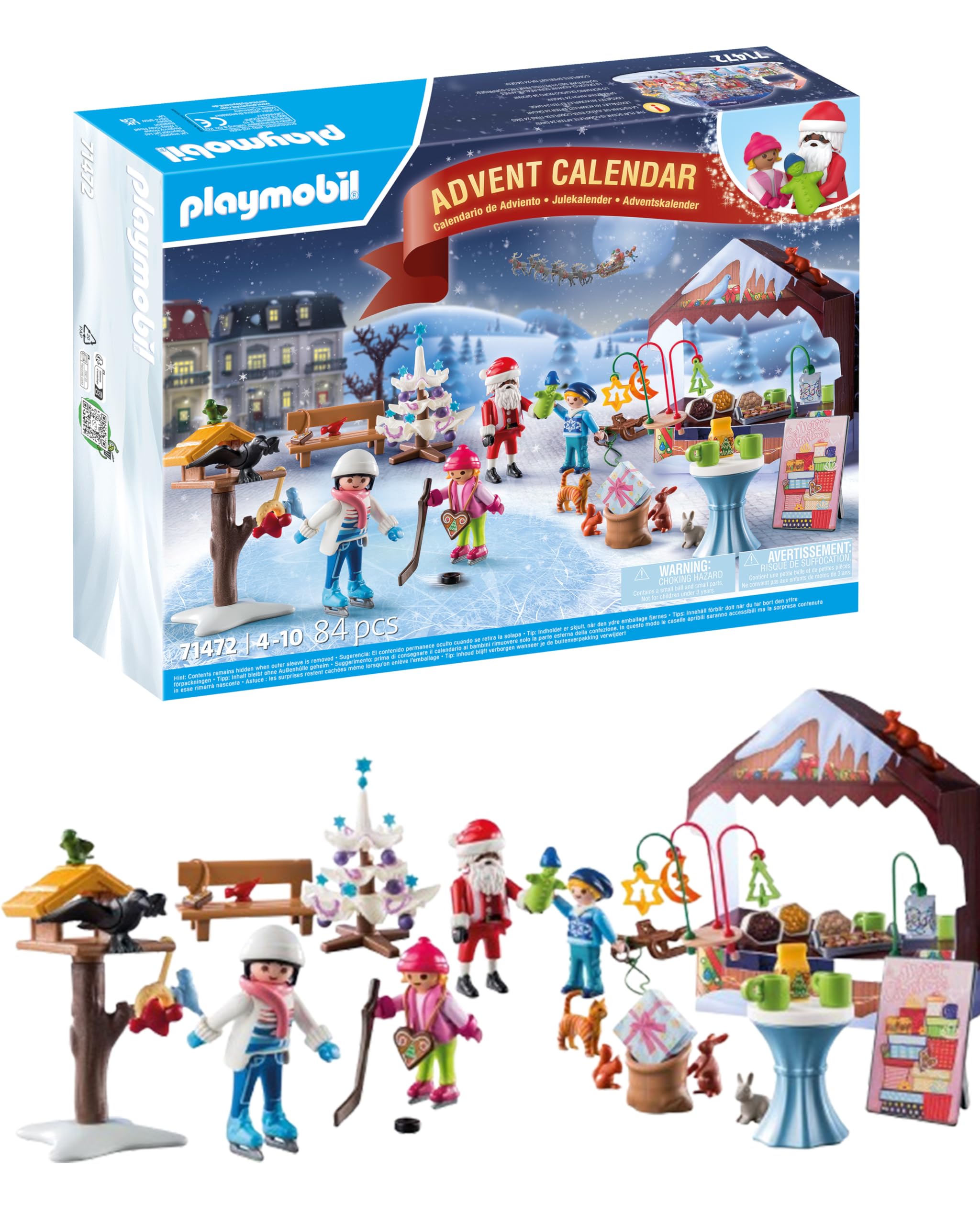 Playmobil 71472 Advent Calendar: A Trip to the Christmas Market - Playset for Kids 4+ 1