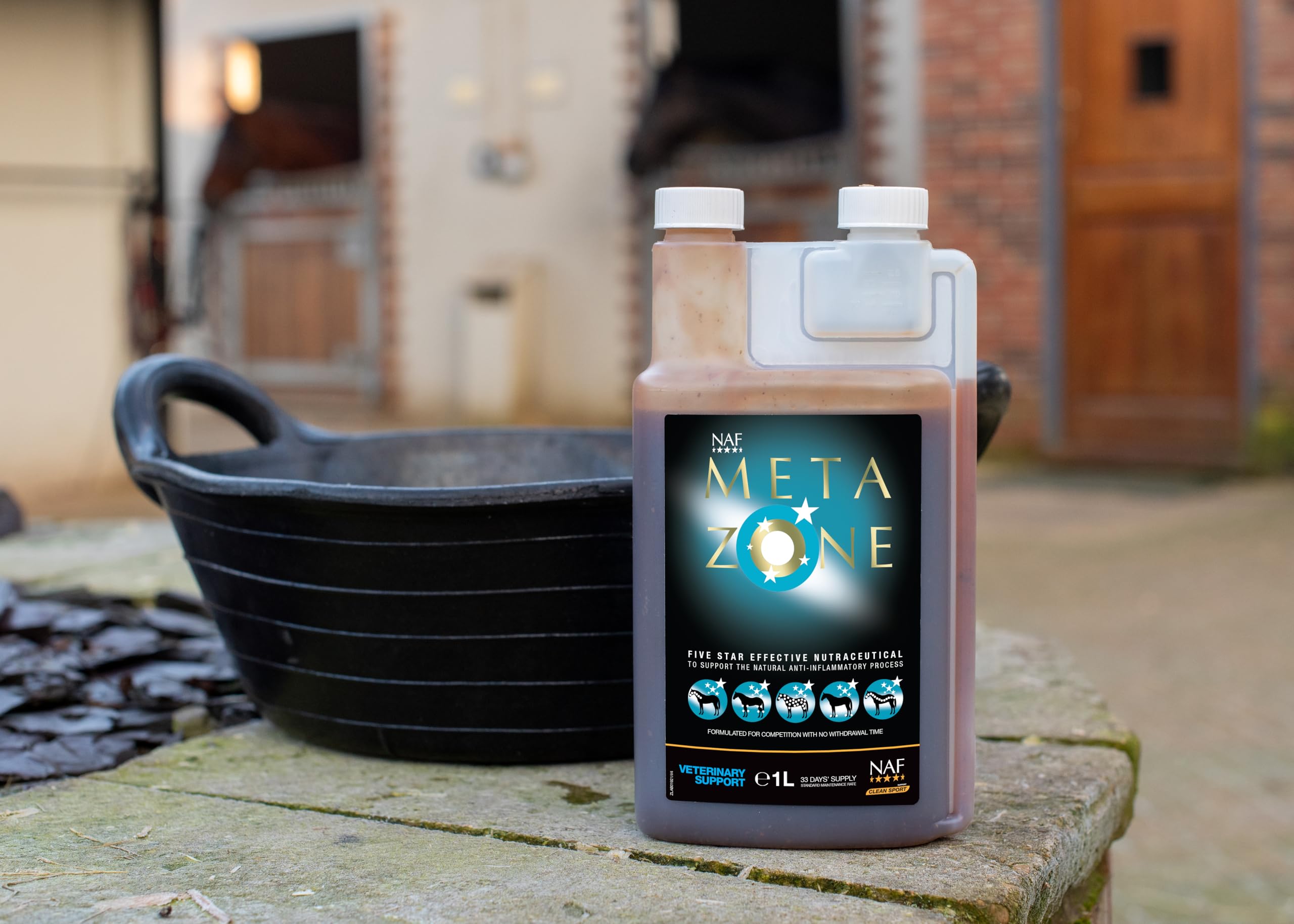 NAF Five Star Metazone Liquid - Natural Anti-Inflammatory Support | 1L | Equine Health 4