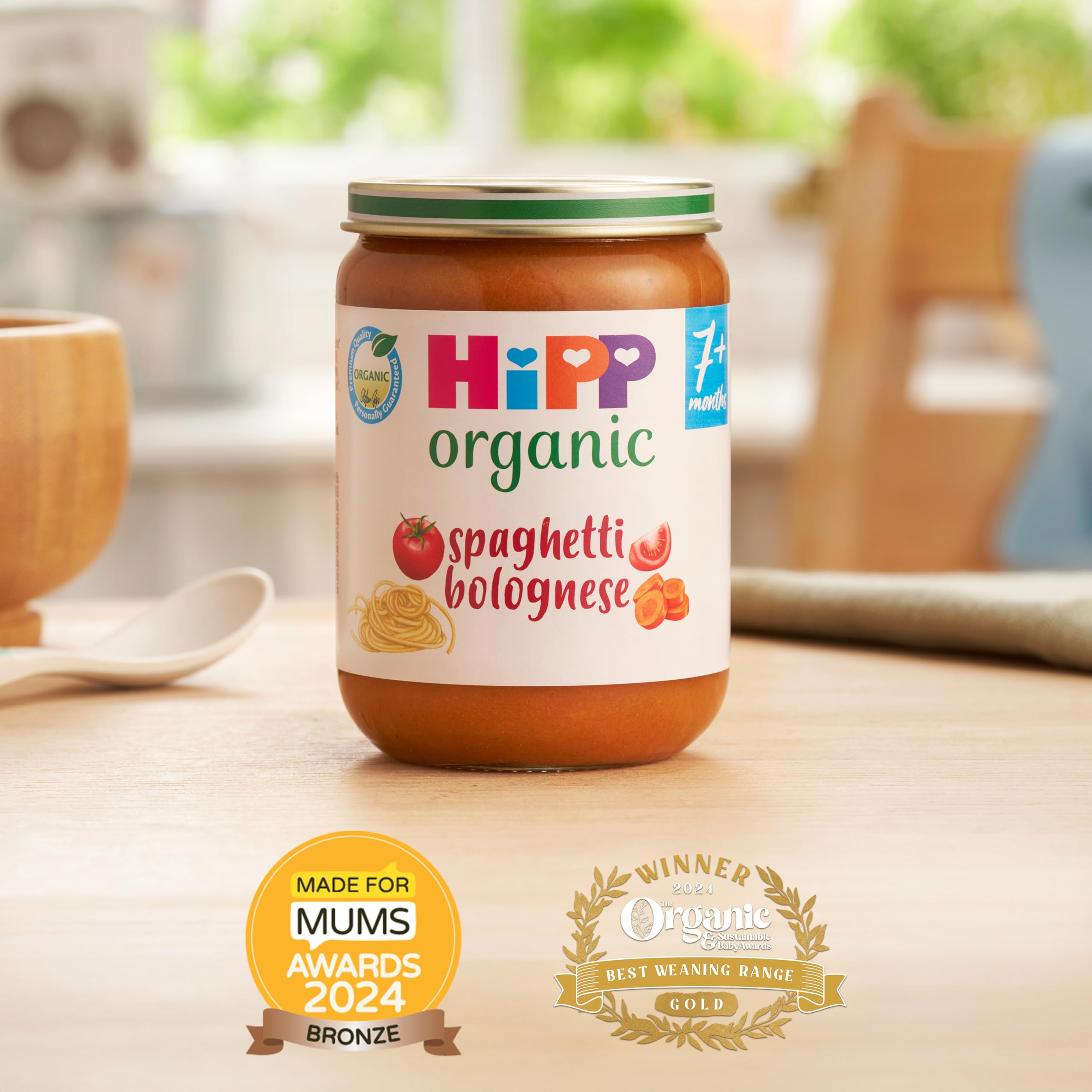 HiPP Organic Spaghetti Bolognese Baby Food Jar - 7+ Months, 190g (Pack of 6) 2
