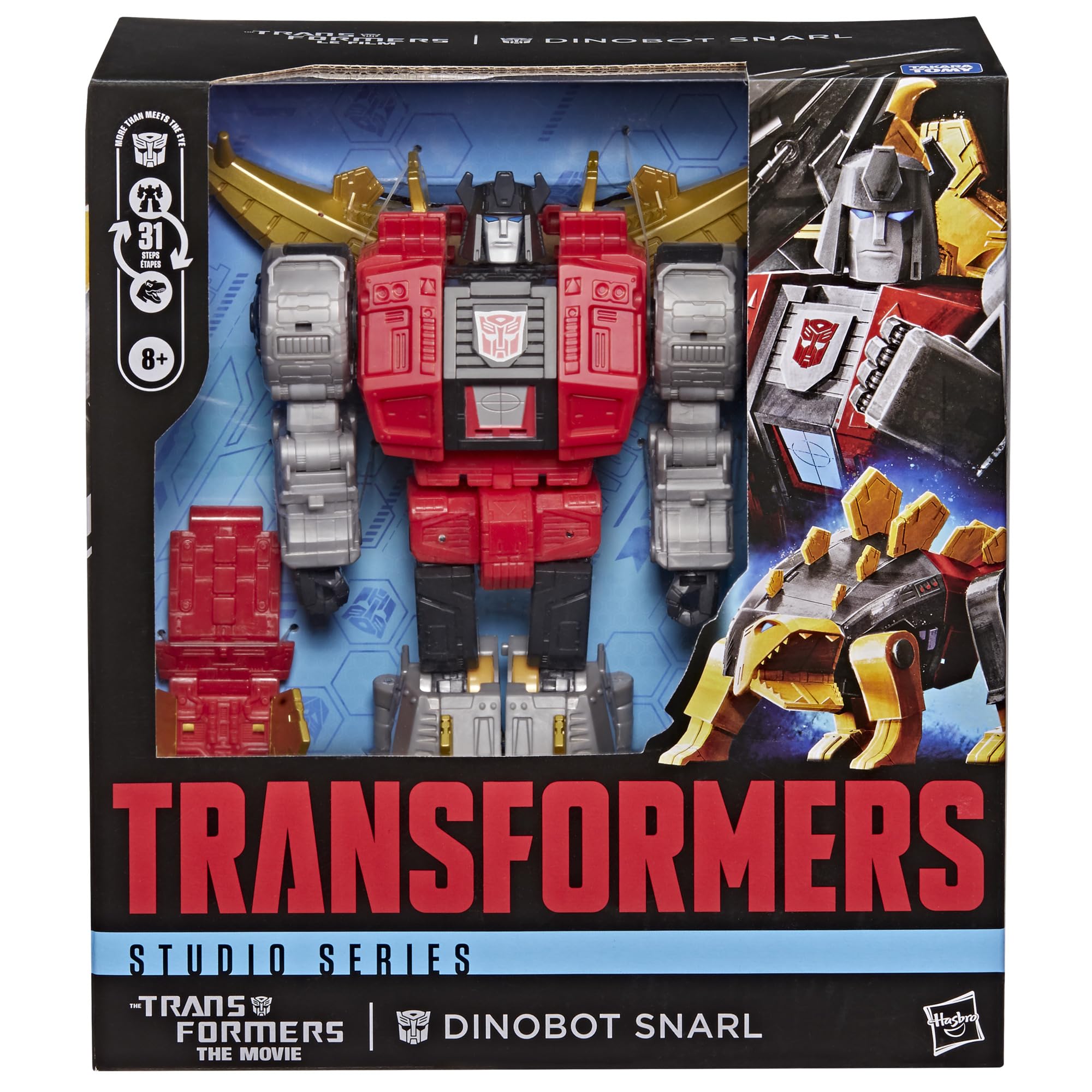 Transformers Studio Series Dinobot Snarl Leader Class Action Figure | 20-cm | Ages 8+