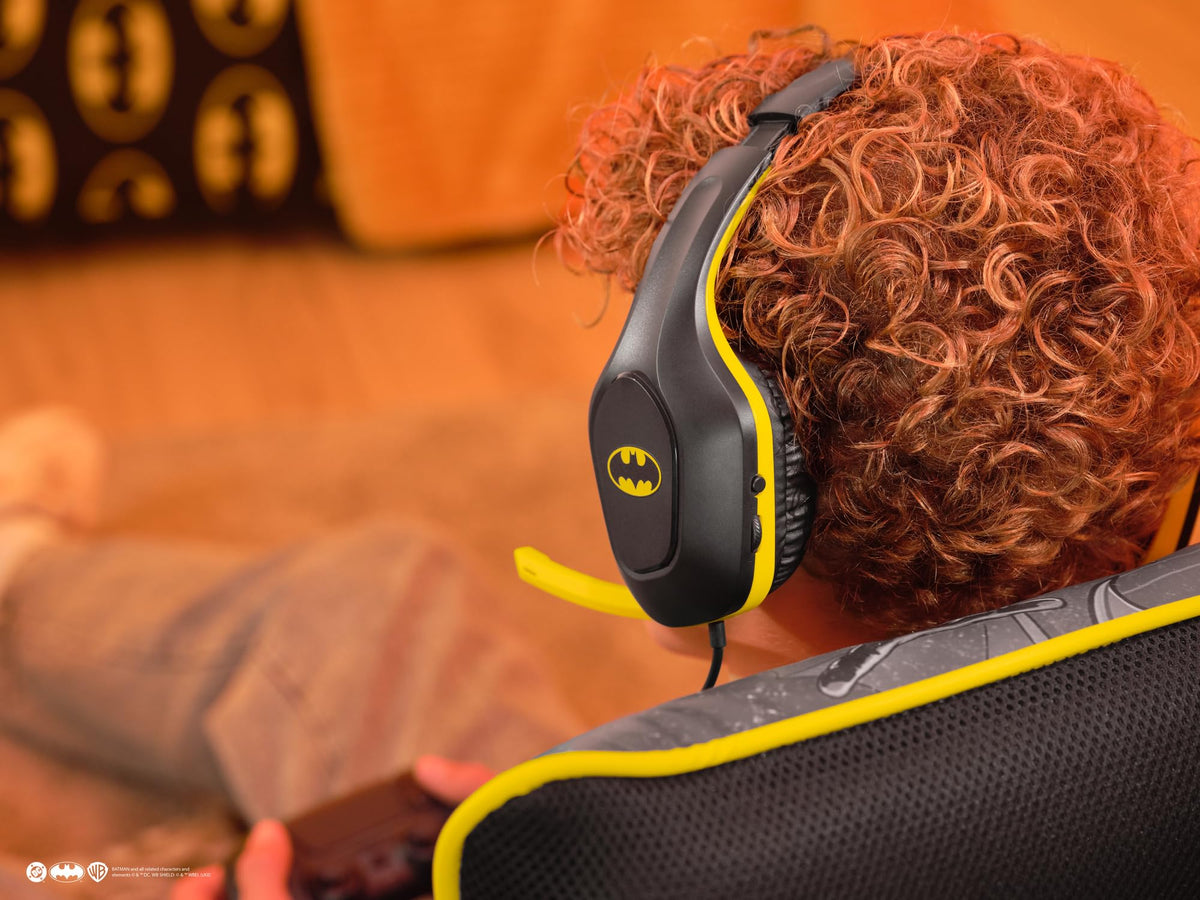 GXTrust GXT 415BM Zirox Batman Licensed Gaming Headset - 50mm Drivers - PC, Xbox, PS4, PS5, Switch