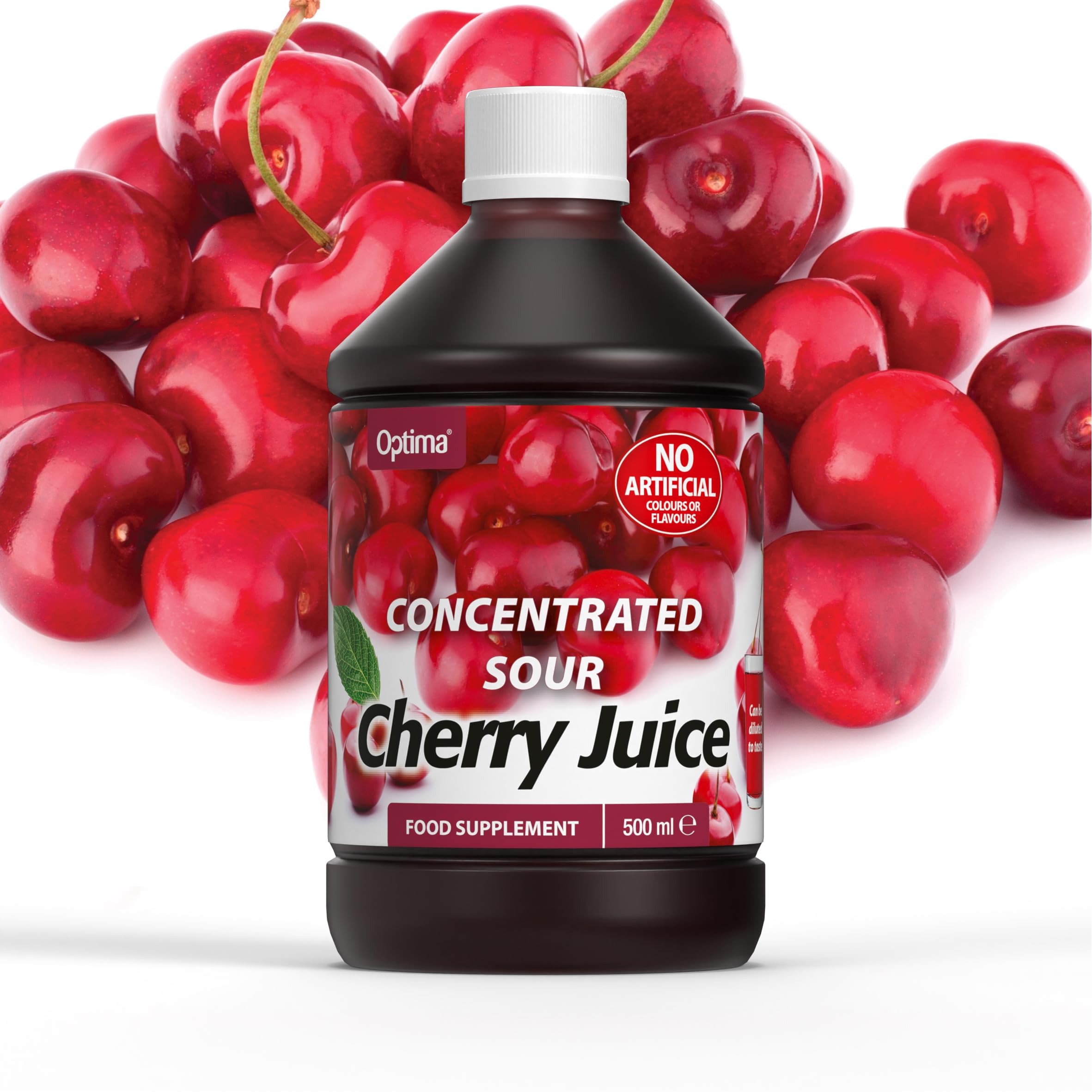 OPTIMA Sour Cherry Juice Concentrate - Natural, Vegan, No Artificial Flavours | 500 ml 2