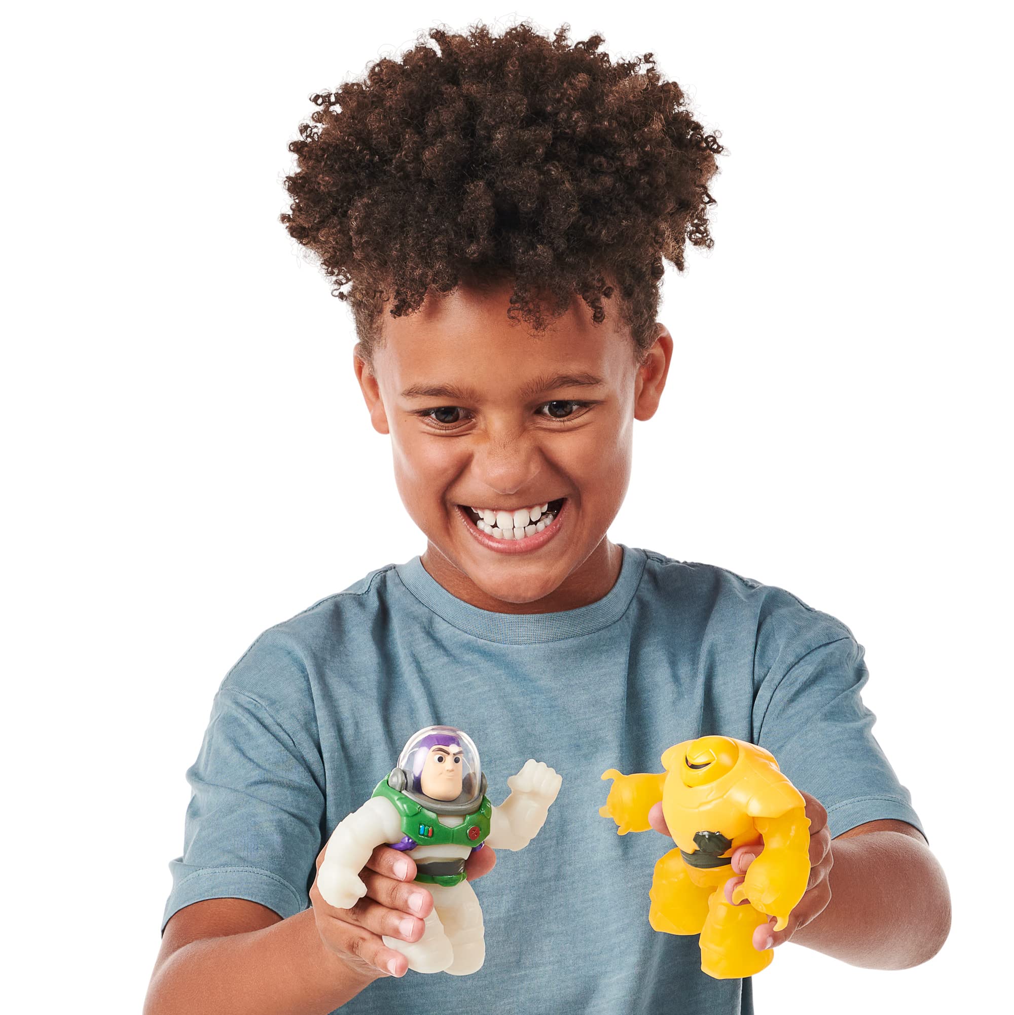Heroes of Goo Jit Zu Lightyear Versus Pack - Buzz vs Zyclops, Stretchy Squishy Action Figures for Ages 4+ 9