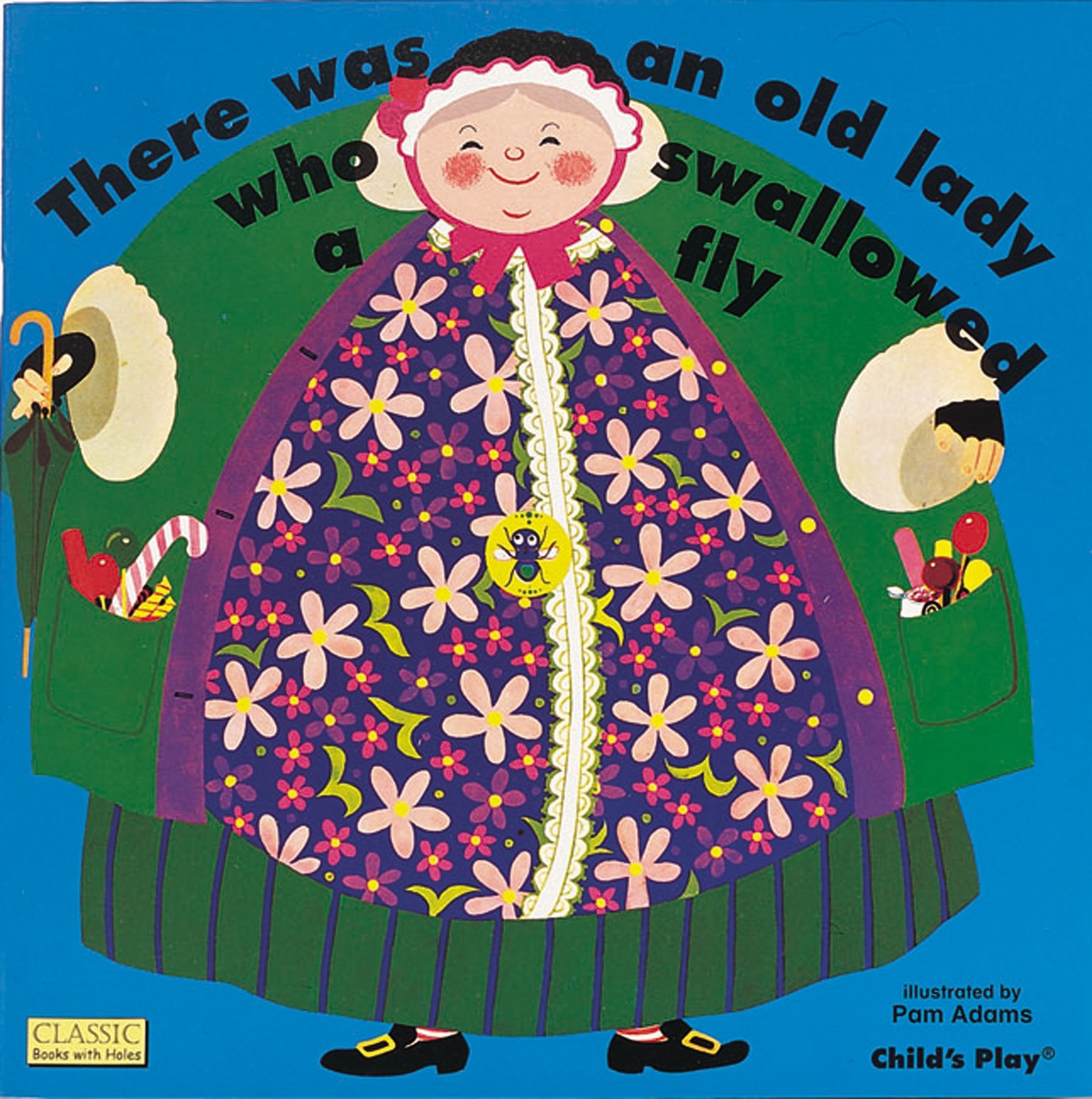 There Was an Old Lady Who Swallowed a Fly (Board Book) by Child's Play - Illustrated, Ages 1-4