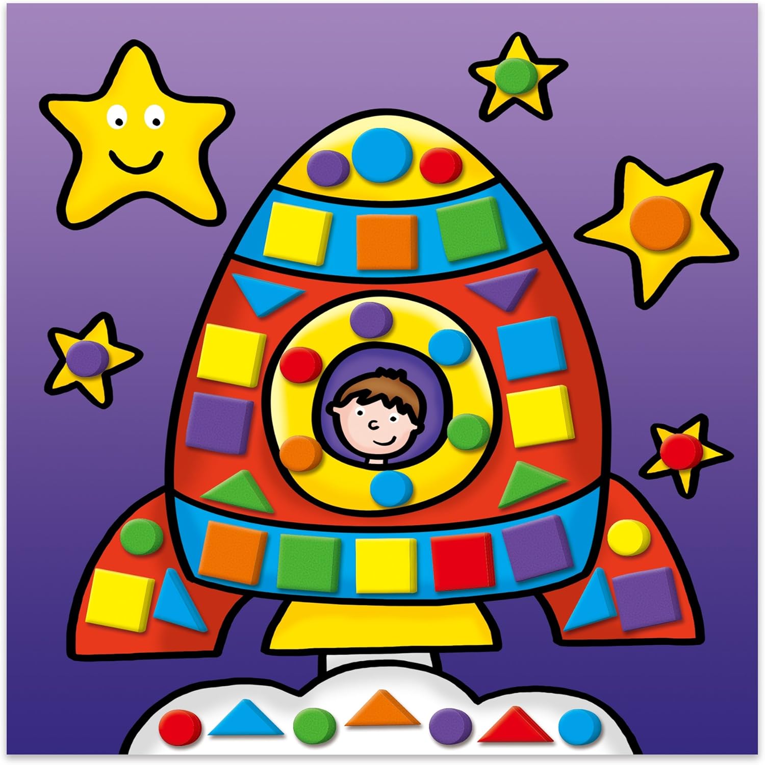 Galt First Mosaic Pictures - Educational Foam Tile Art Set for Kids 3+ 2