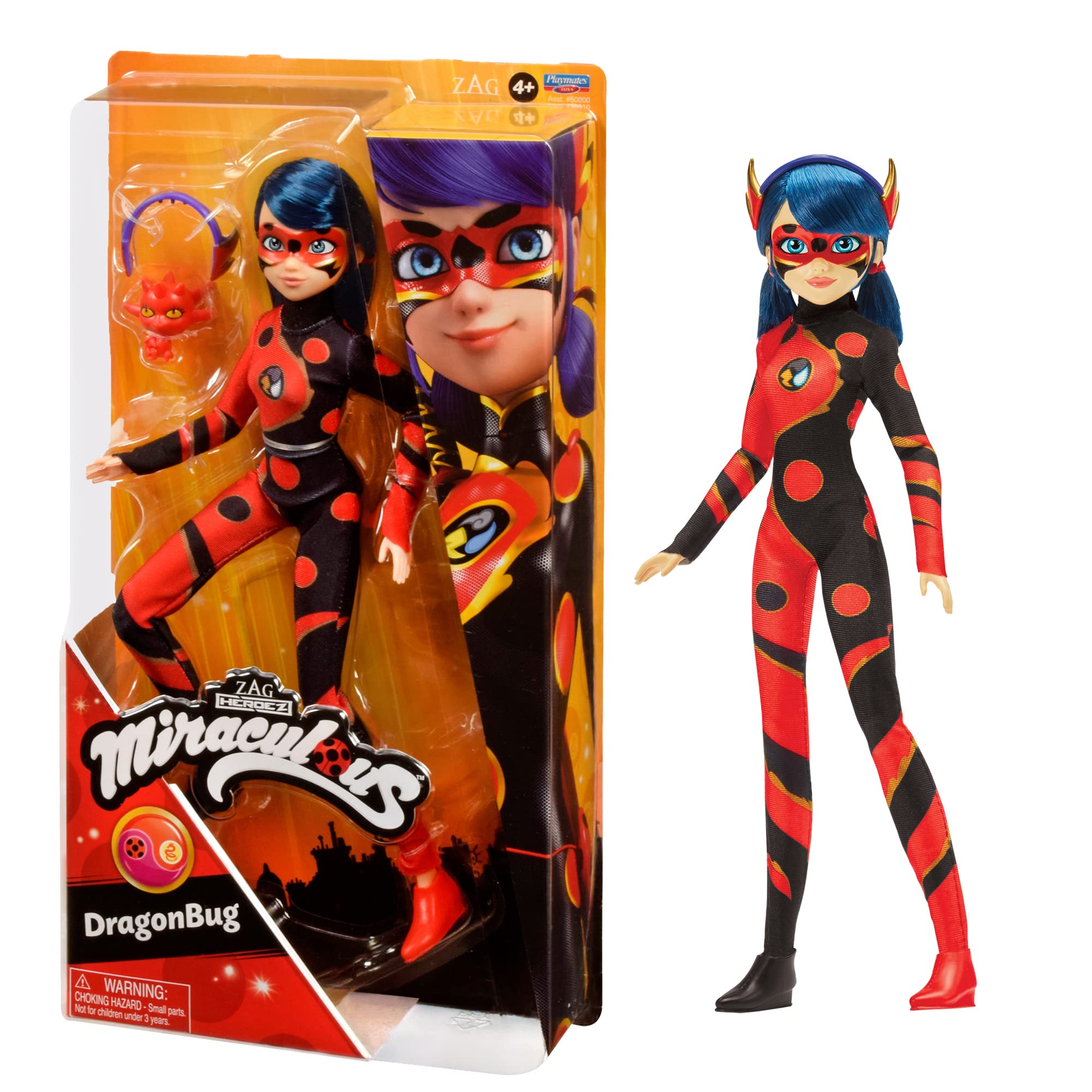 Miraculous Dragon Bug Fashion Doll - 26cm Posable Figure with Accessories 10