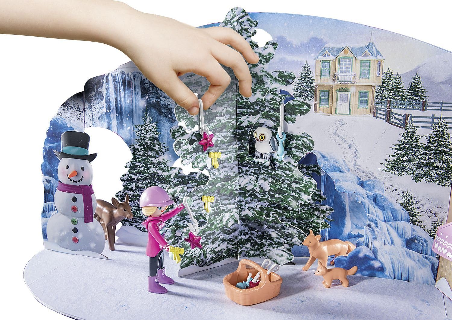 Playmobil 71345 Advent Calendar - Christmas Sleigh Ride, 24 Doors, 68-Piece Playset for Ages 4+ 3