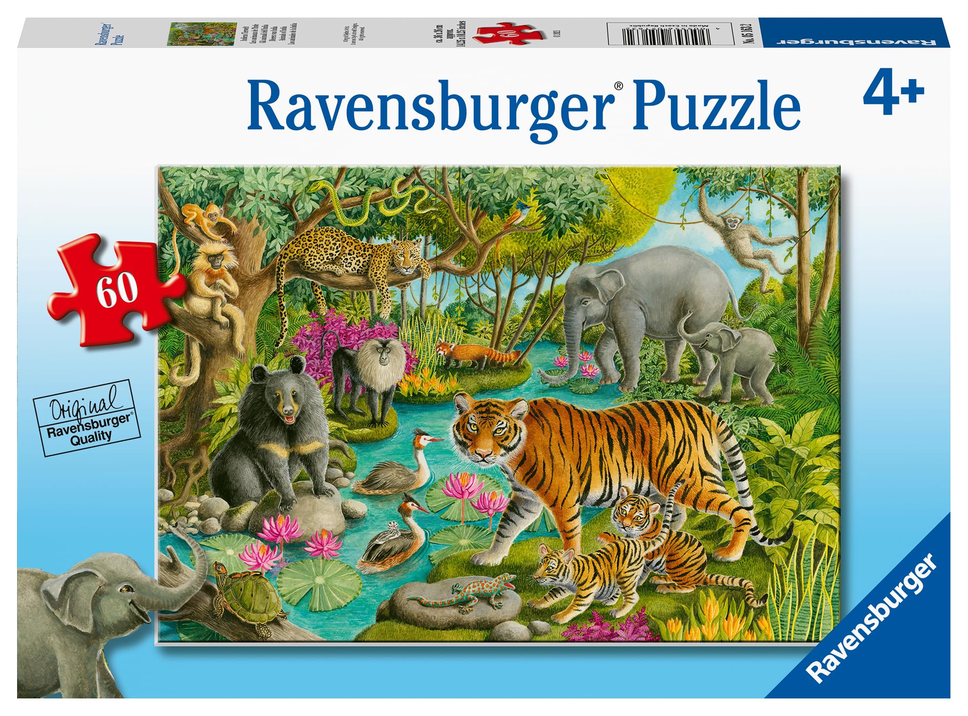 Ravensburger Animals of India Jigsaw Puzzle - 60 Pieces for Ages 4+ | FSC Certified 1