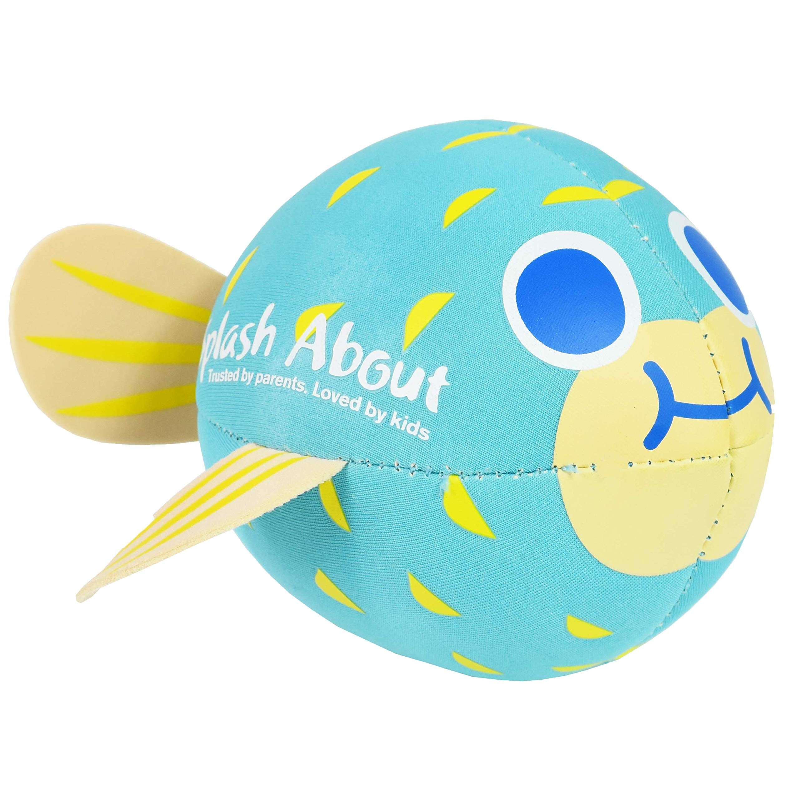 Splash About Pufferfish Neoprene Aqua Ball - Blue | Soft & Lightweight | 10 Months+