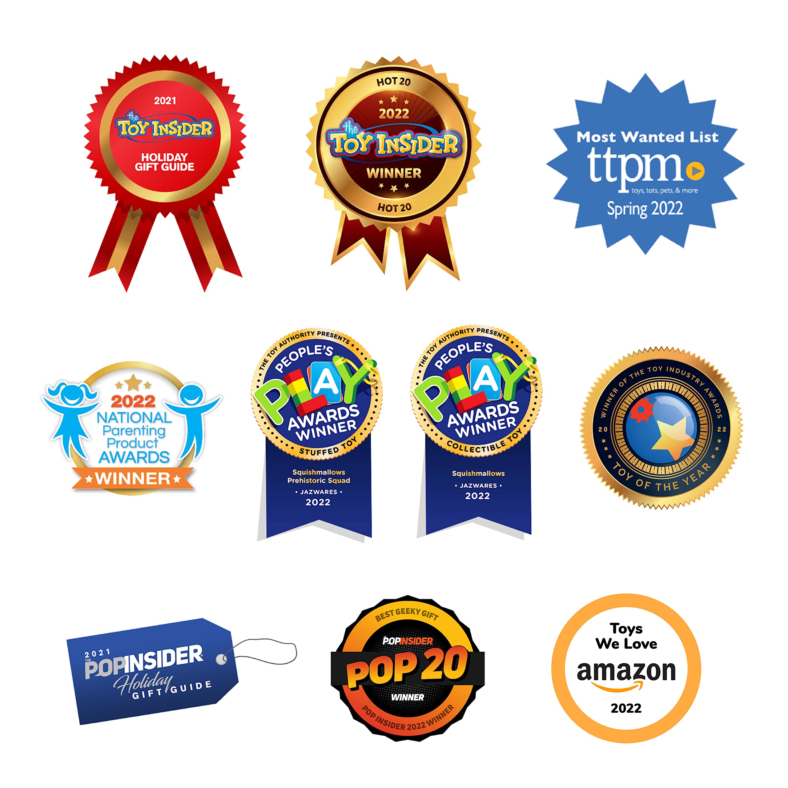 Squishmallows 8-Inch Mystery Pack - 3 Ultrasoft Plush Stuffed Animals for Ages 3+ 14