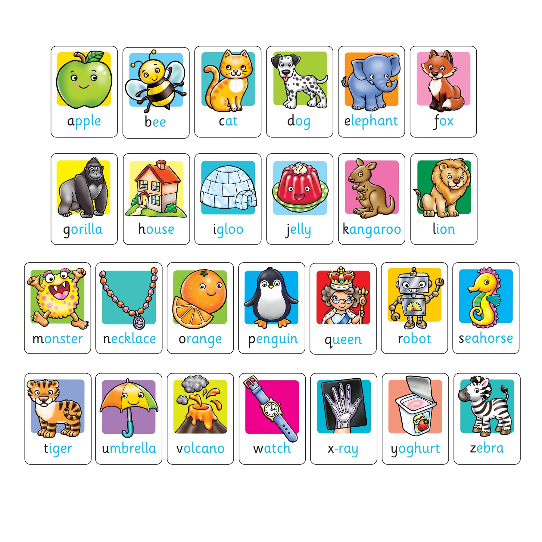 Orchard Toys Alphabet Flashcards - Educational Learning for Ages 3-7 8