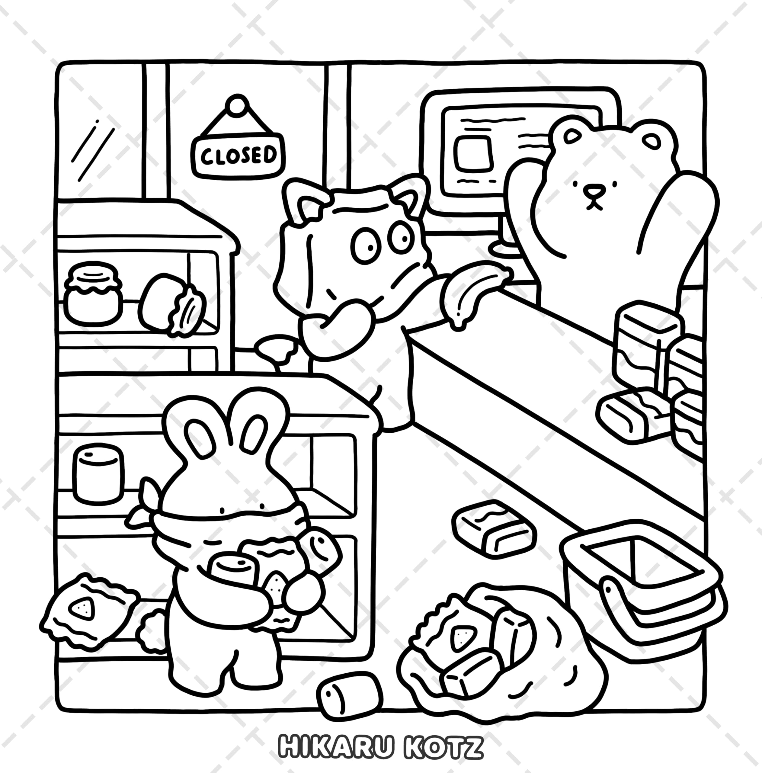 Hikaru Kotz - Silly Crimes: Cozy and Funny Coloring Book for Adults and Teens | Paperback 5
