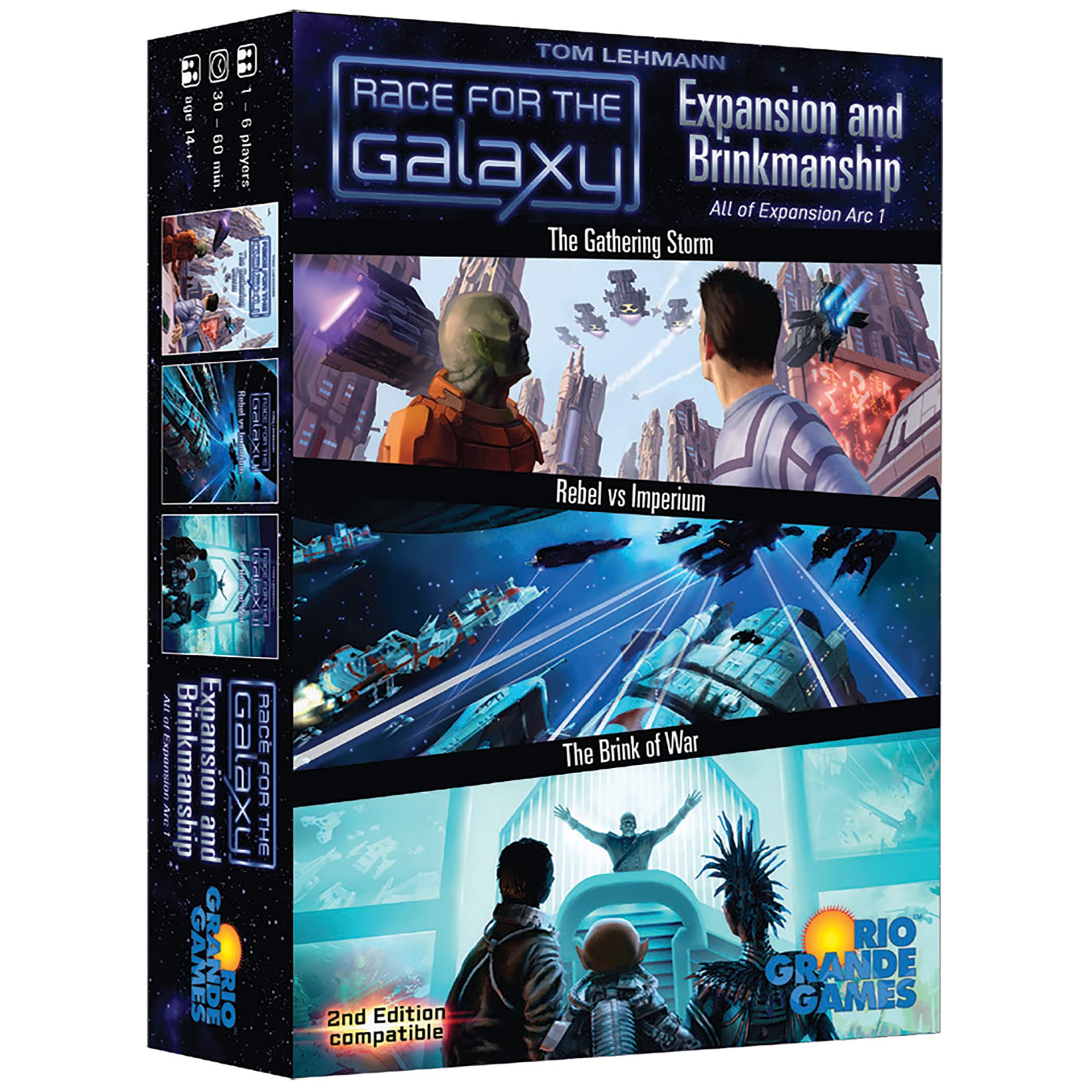 Rio Grande Games Race for the Galaxy Expansion and Brinkmanship The Combined 1st Arc