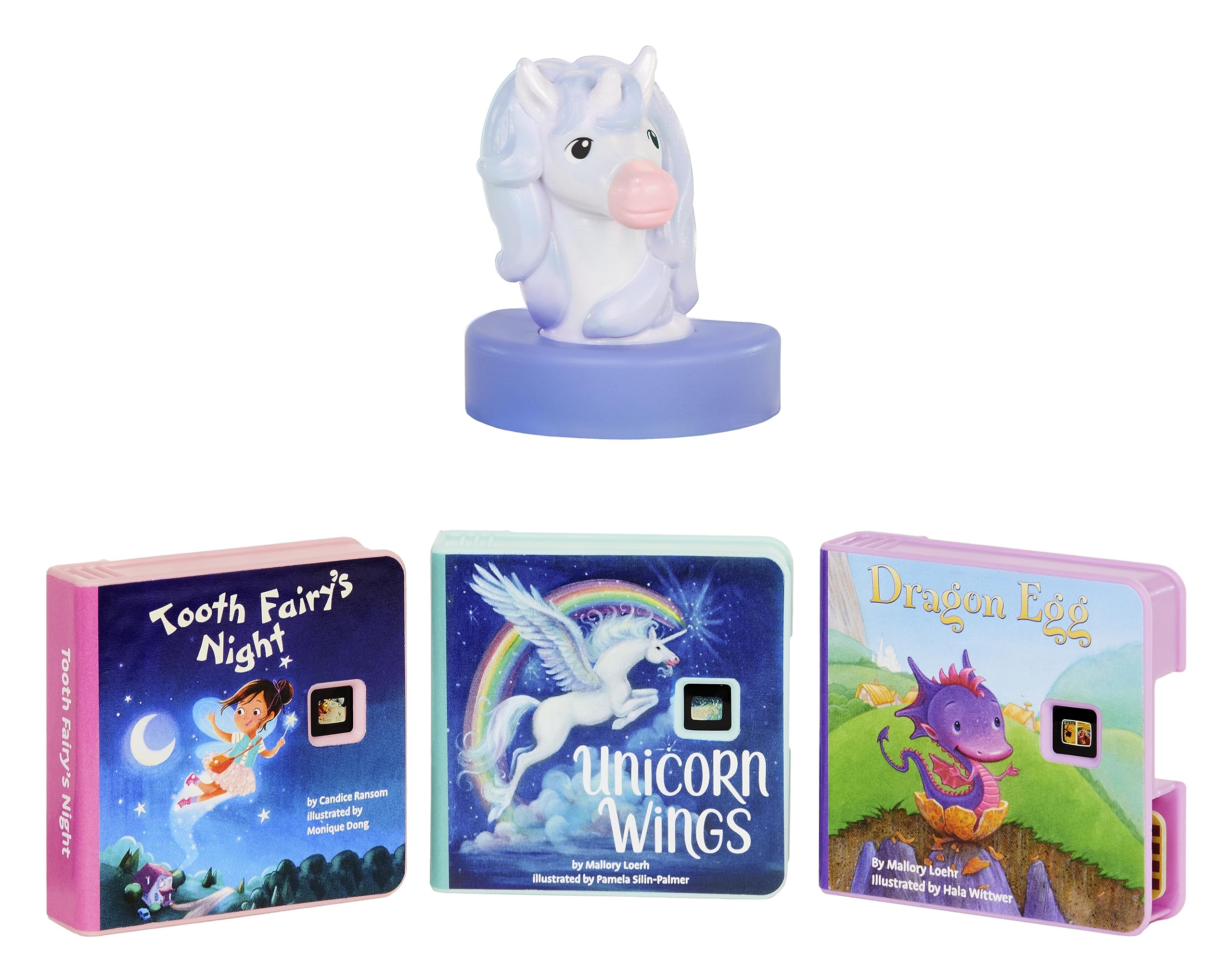 Little Tikes Story Dream Machine Magical Creatures Collection – 3 Geschichten und Einhorn-Nachtlicht für Kinder ab 3 Jahren
