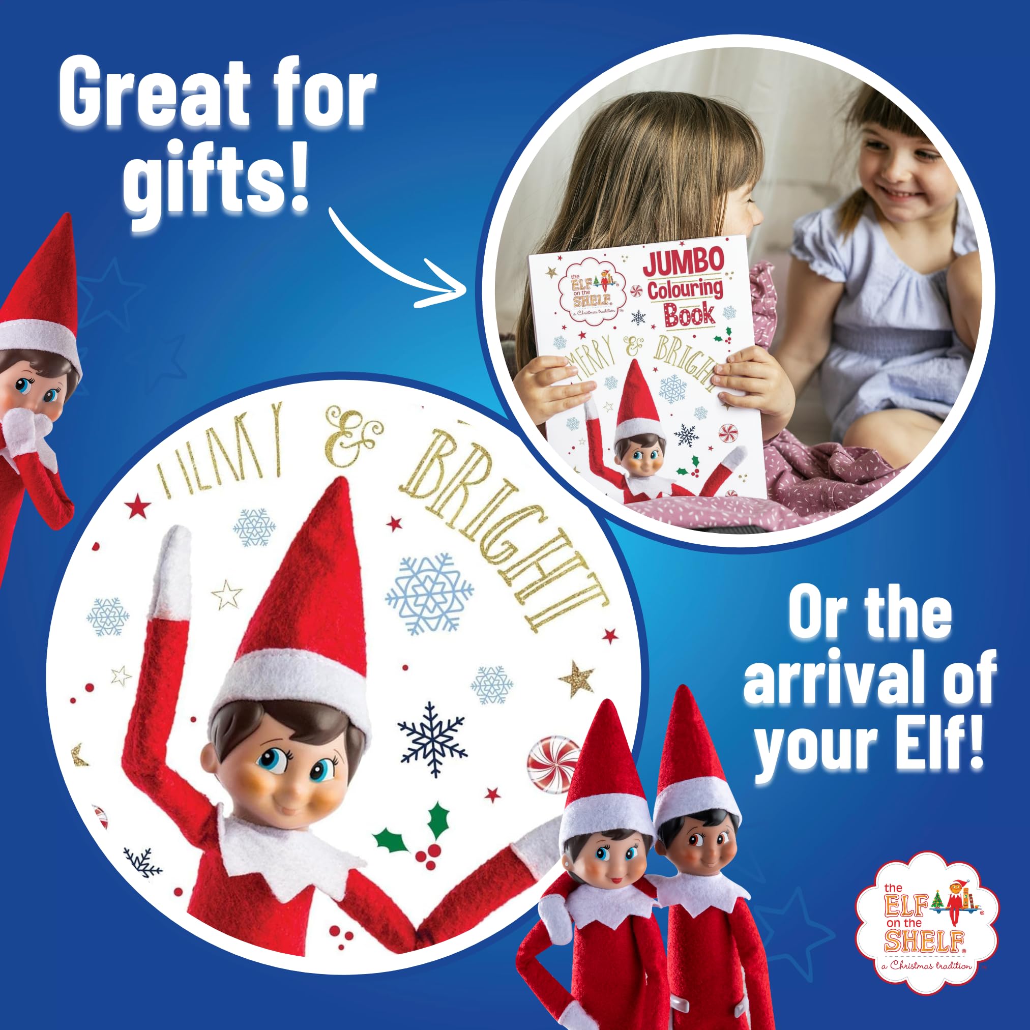 Elf on the Shelf Jumbo Colouring Book - 160 Pages of Christmas Activities for Kids 13