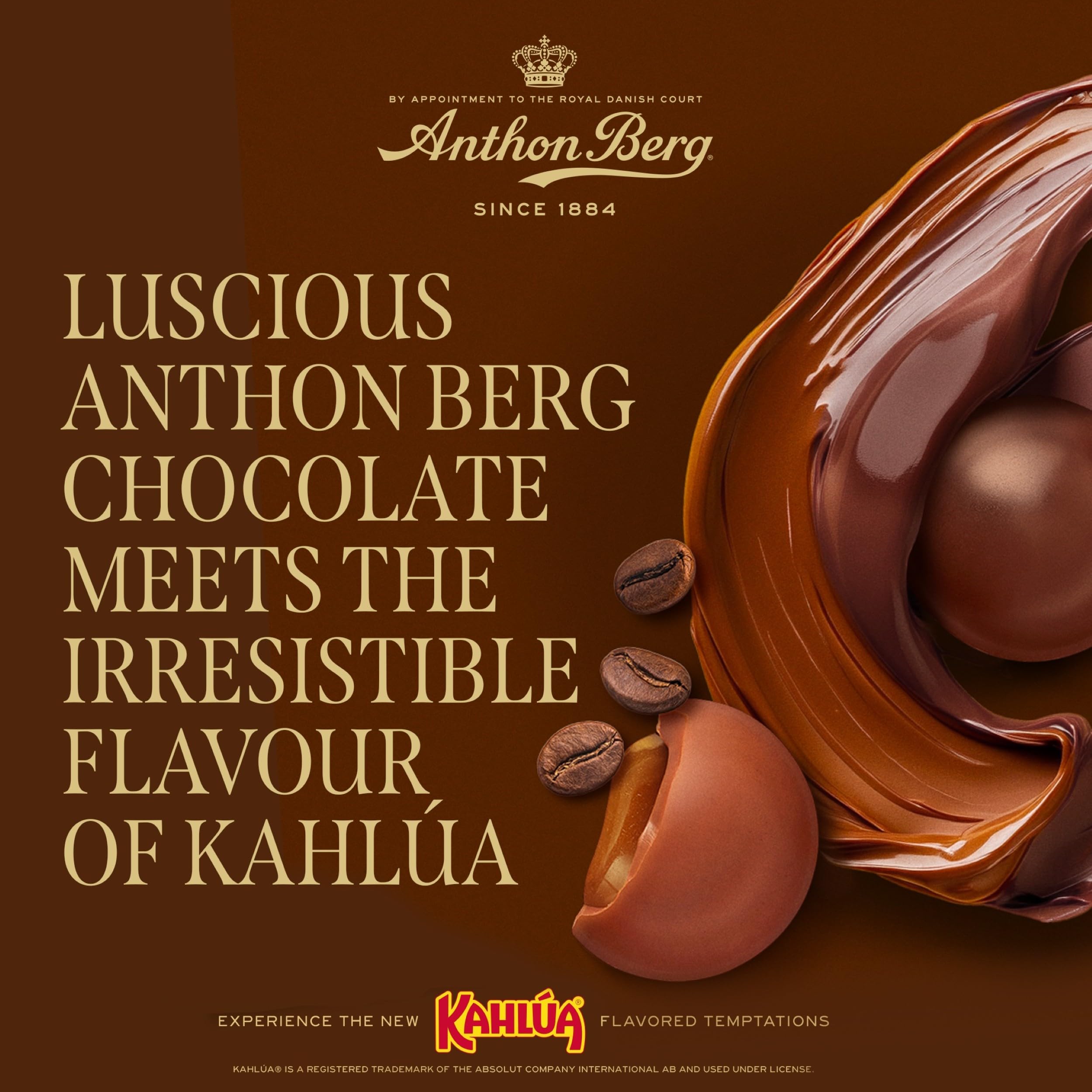 Anthon Berg Kahlua Gift Box - 15 Chocolate & Coffee Liqueur Infused Pralines 3