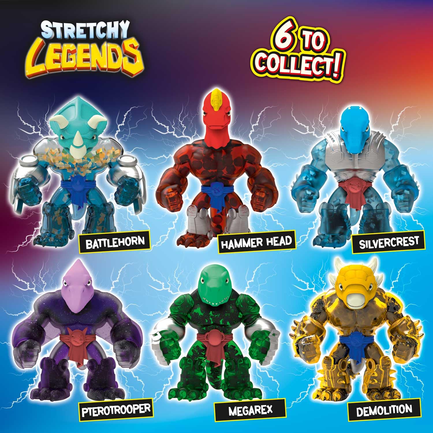 Stretchy Legends D'Molition Stretchy Superhero Figure for Kids 3+ 9