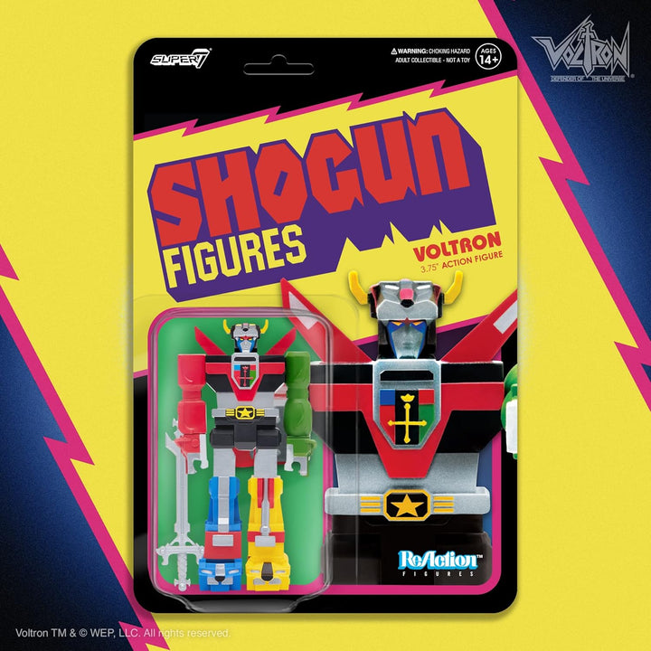 SUPER7 ReAction Voltron: Defender of the Universe - Shogun Voltron Action Figure (RE-VOLTW01-VOL-03)