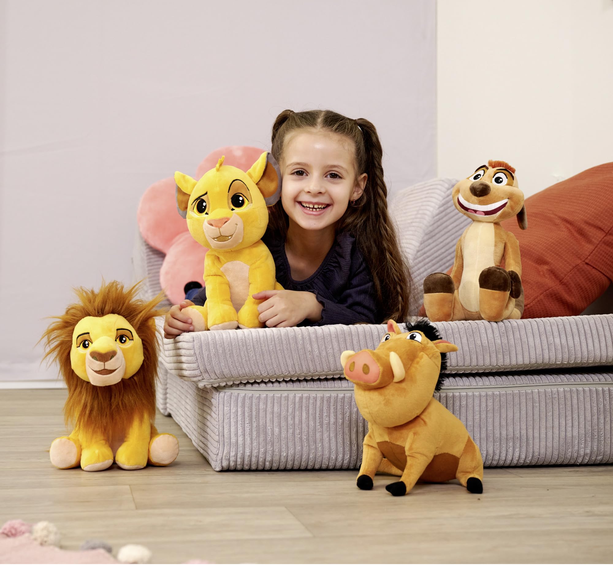 Simba The Lion King Pumbaa Stuffed Toy - 30 Years Edition | 25cm | Polyester 7