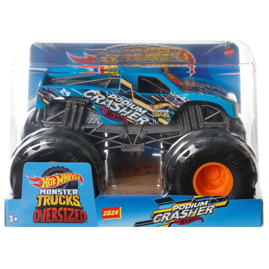 Hot Wheels Monster Truck Vehicle - 1:24 Scale Die-Cast Truck for Kids 3+