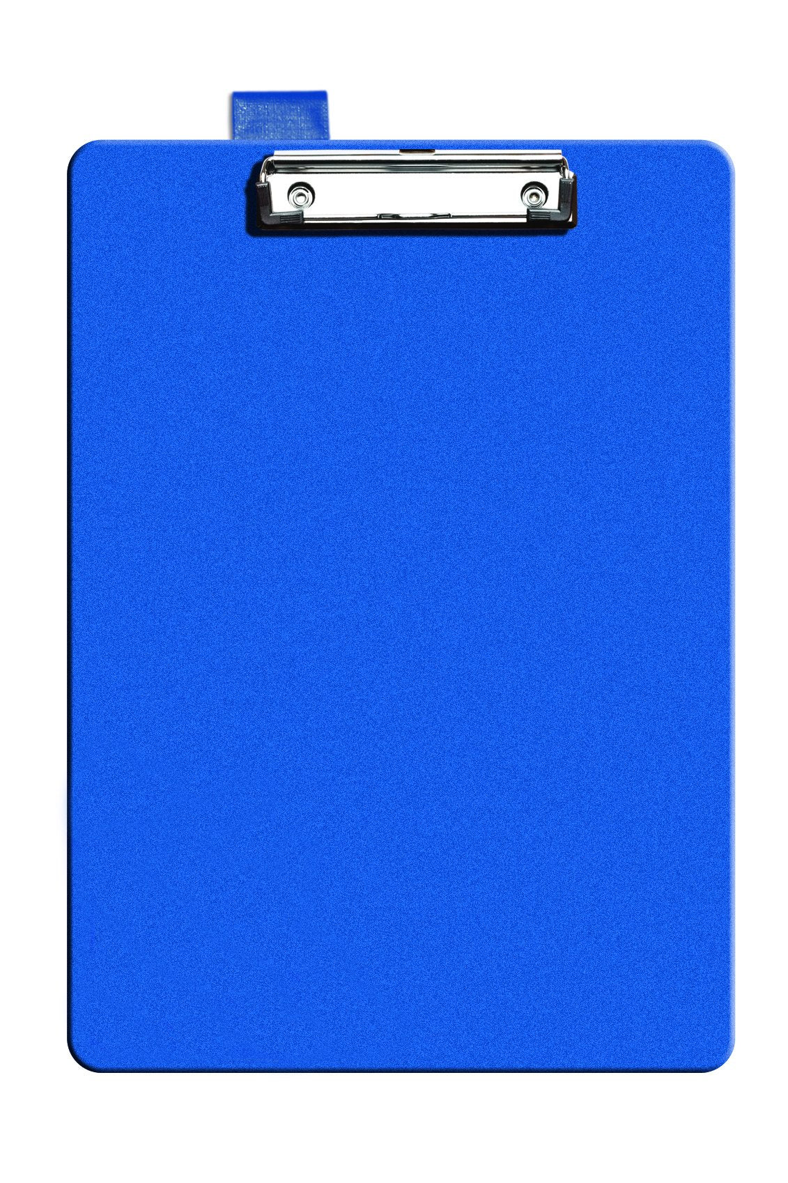 SECO A4+ PVC Clipboard - Heavy Duty Clip | Blue | Smooth Writing Surface