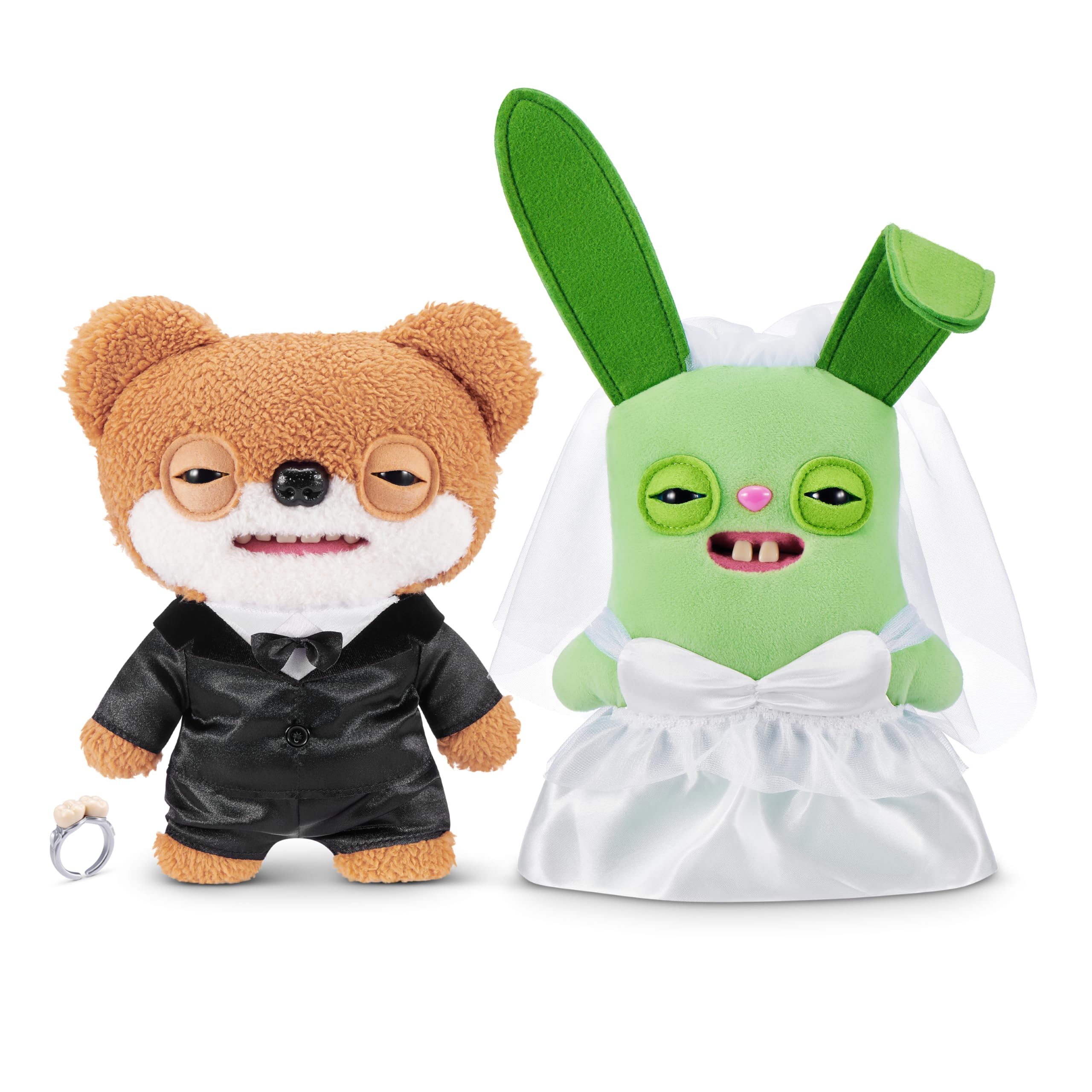 Fuggler Wedding Fuggs 2-Pack Plush Toys - 9-Inch | Polyester | Unisex Children