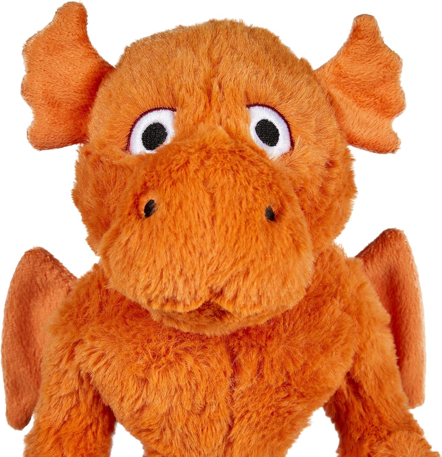 Petface Seriously Strong Plush Dragon Dog Toy - Durable, Heavy Duty for Large Breeds | Orange 2