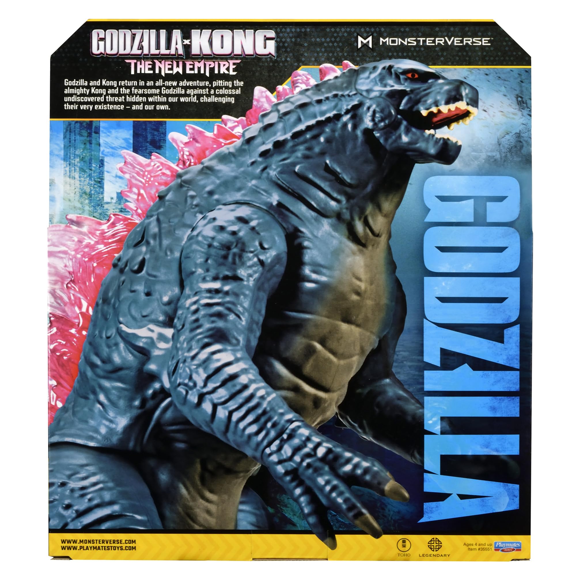 MonsterVerse Godzilla x Kong: The New Empire 11-Inch Giant Godzilla Action Figure | Limited Edition | Ages 4+ 7