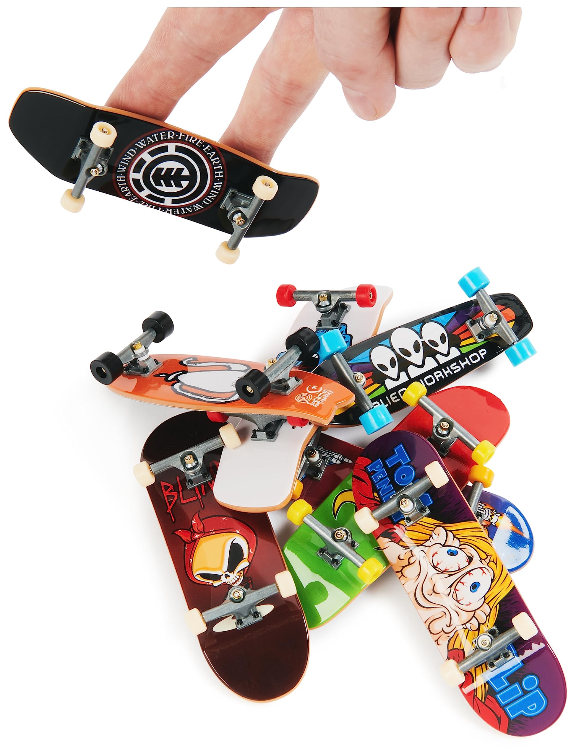 Tech Deck 25th Anniversary 8-Pack with Exclusive Silver Collector's Edition Figure 9