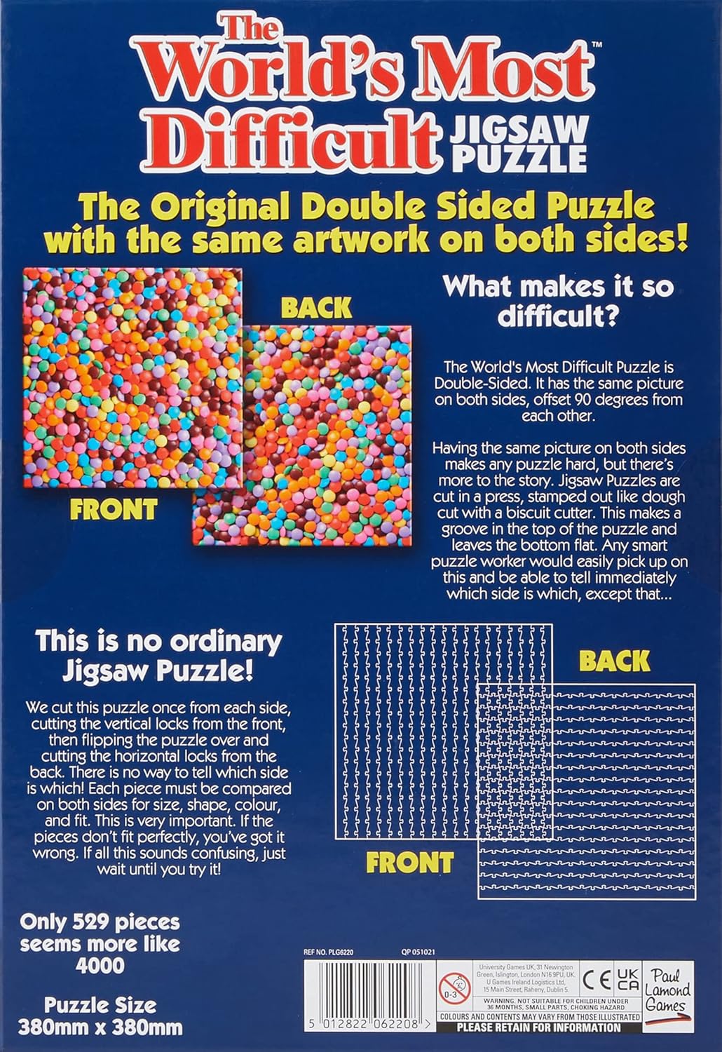 World's Most Difficult Jigsaw Puzzle - The Sweet Shop 529pc Double-Sided Challenge 3
