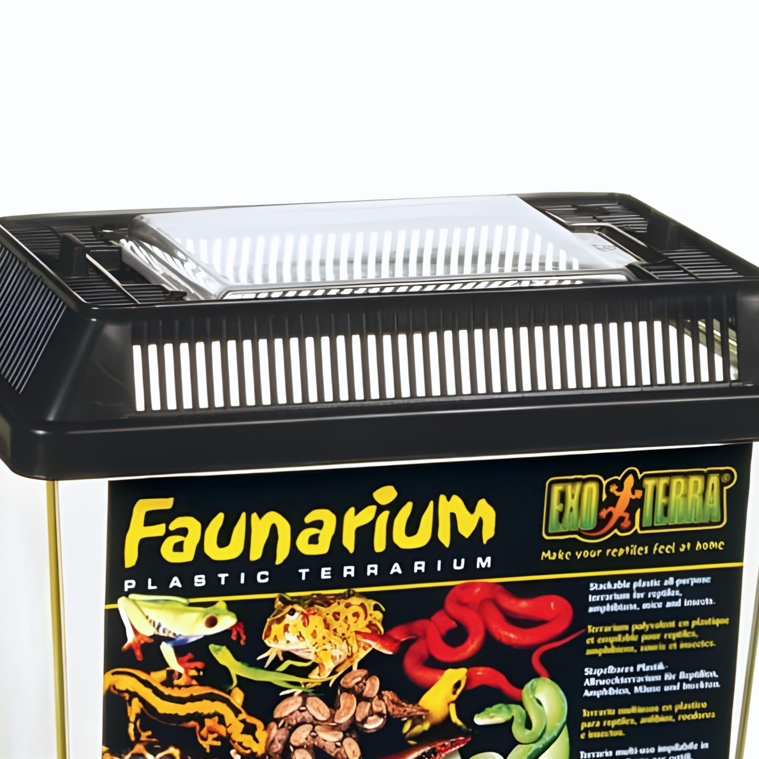 Exo Terra Faunarium Small PT2255 - Plastic Transport & Temporary Housing | 230x155x165 mm 2