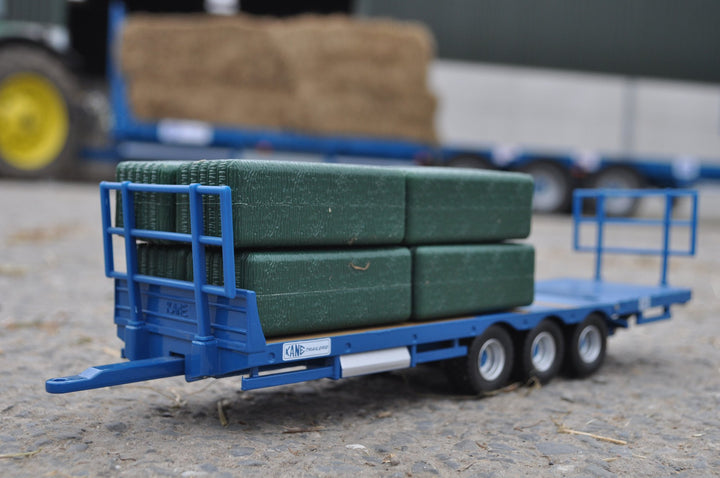 Britains 1:32 Kane Bale Trailer and Bales Farm Set Playset da collezione