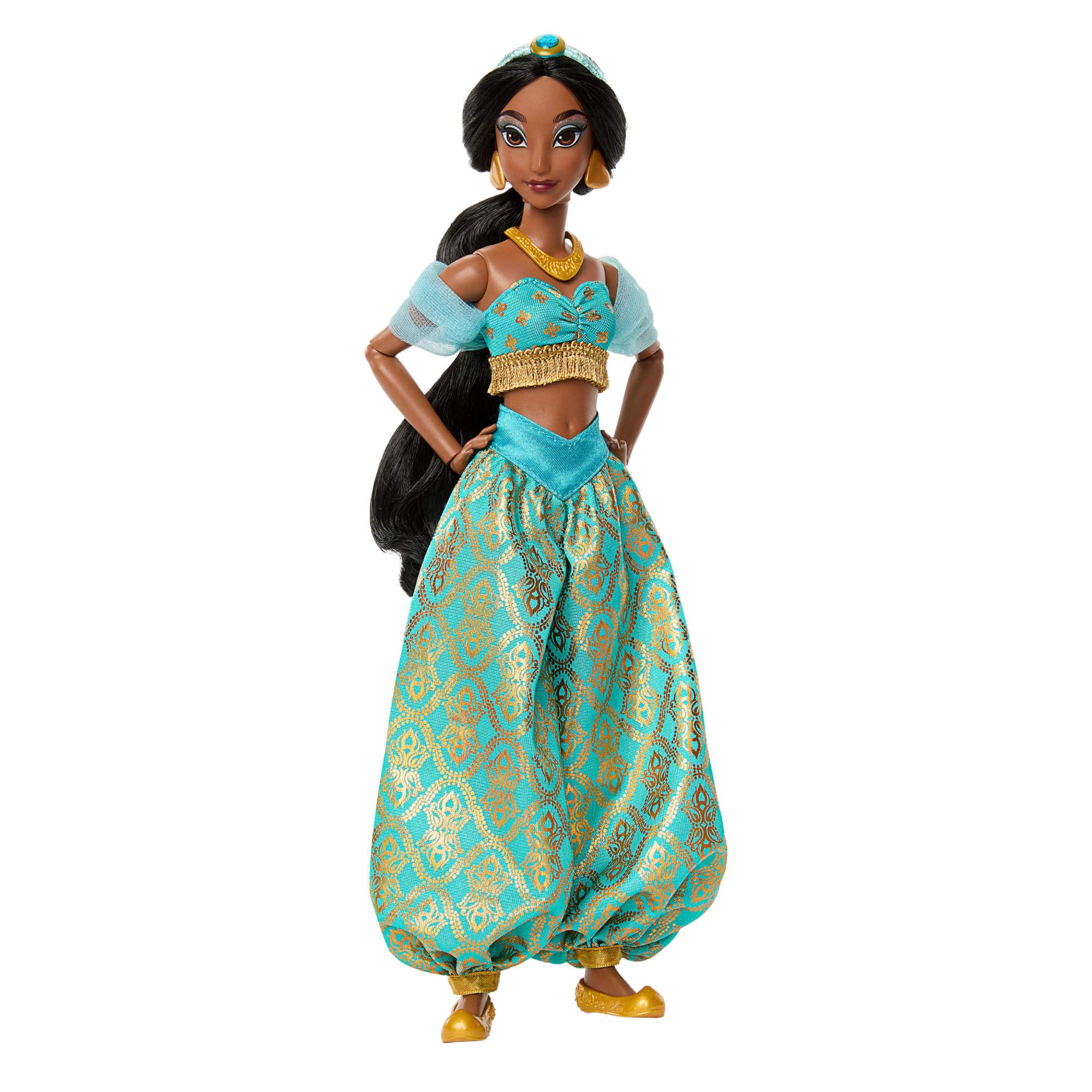 Mattel Disney Princess Jasmine Sparkling Princess Fashion Doll with Removable Outfit | Ages 4+ 5