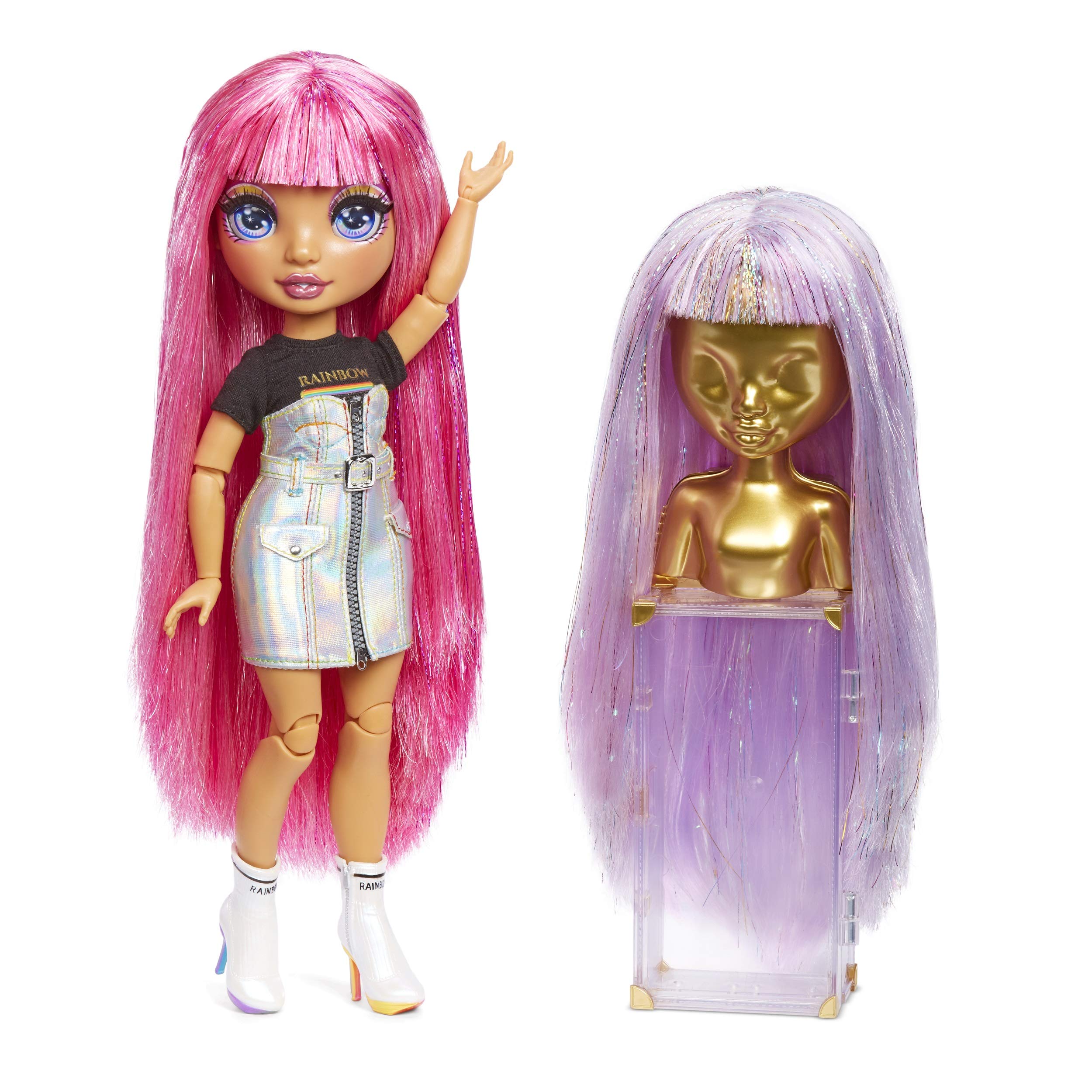 Rainbow High Fashion Studio - Exclusive Avery Styles Doll with 2 Wigs & 300+ Mix-and-Match Outfits, Age 4+ 12