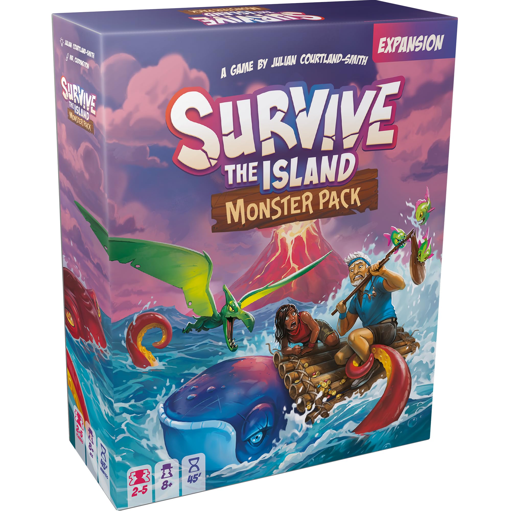 Asmodee Survive The Island Monster Pack Expansion Board Game
