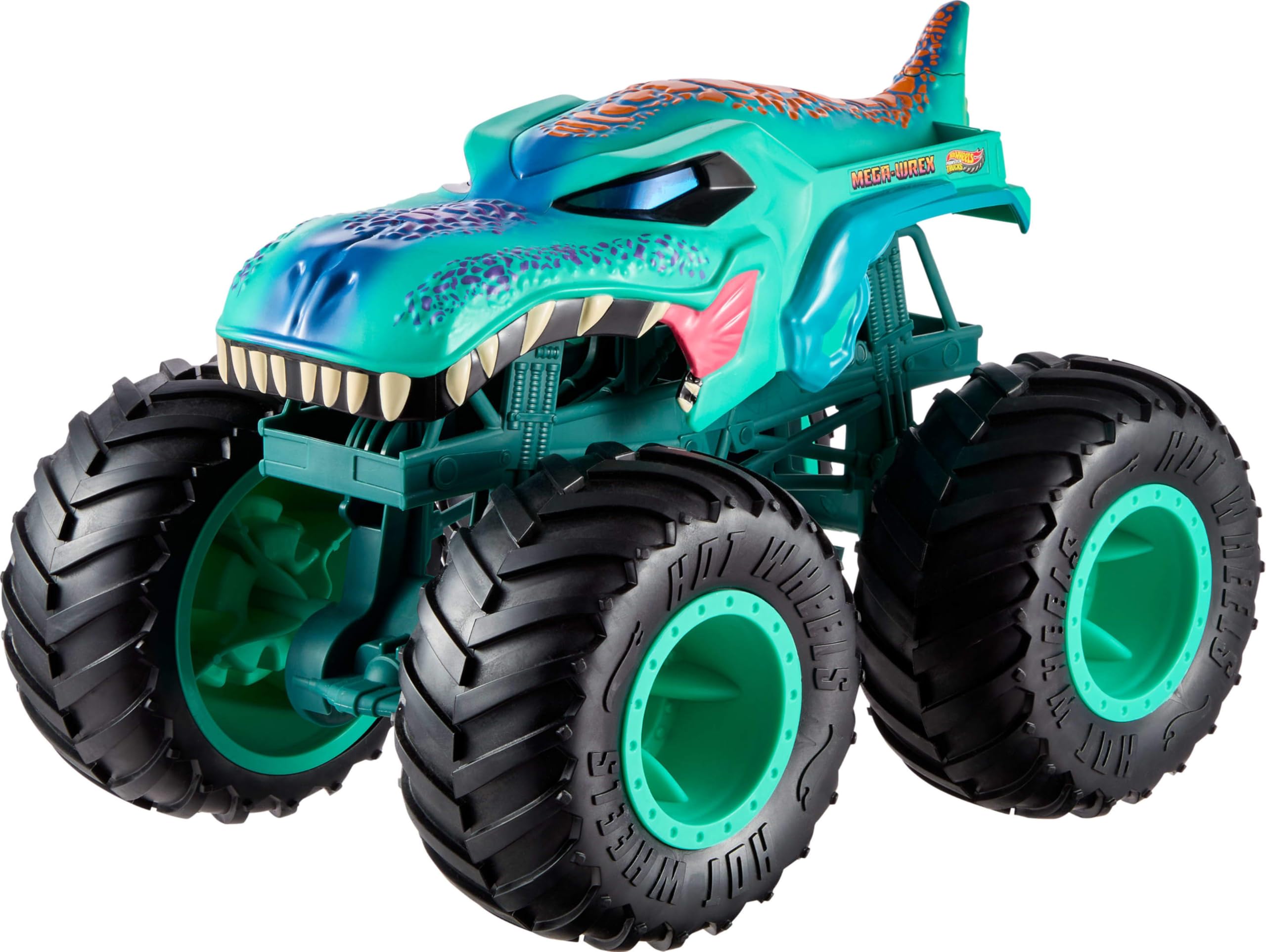 Hot Wheels Monster Trucks Colossal Mega-Wrex Toy Truck | Large Scale Plastic Vehicle | Model JJN47