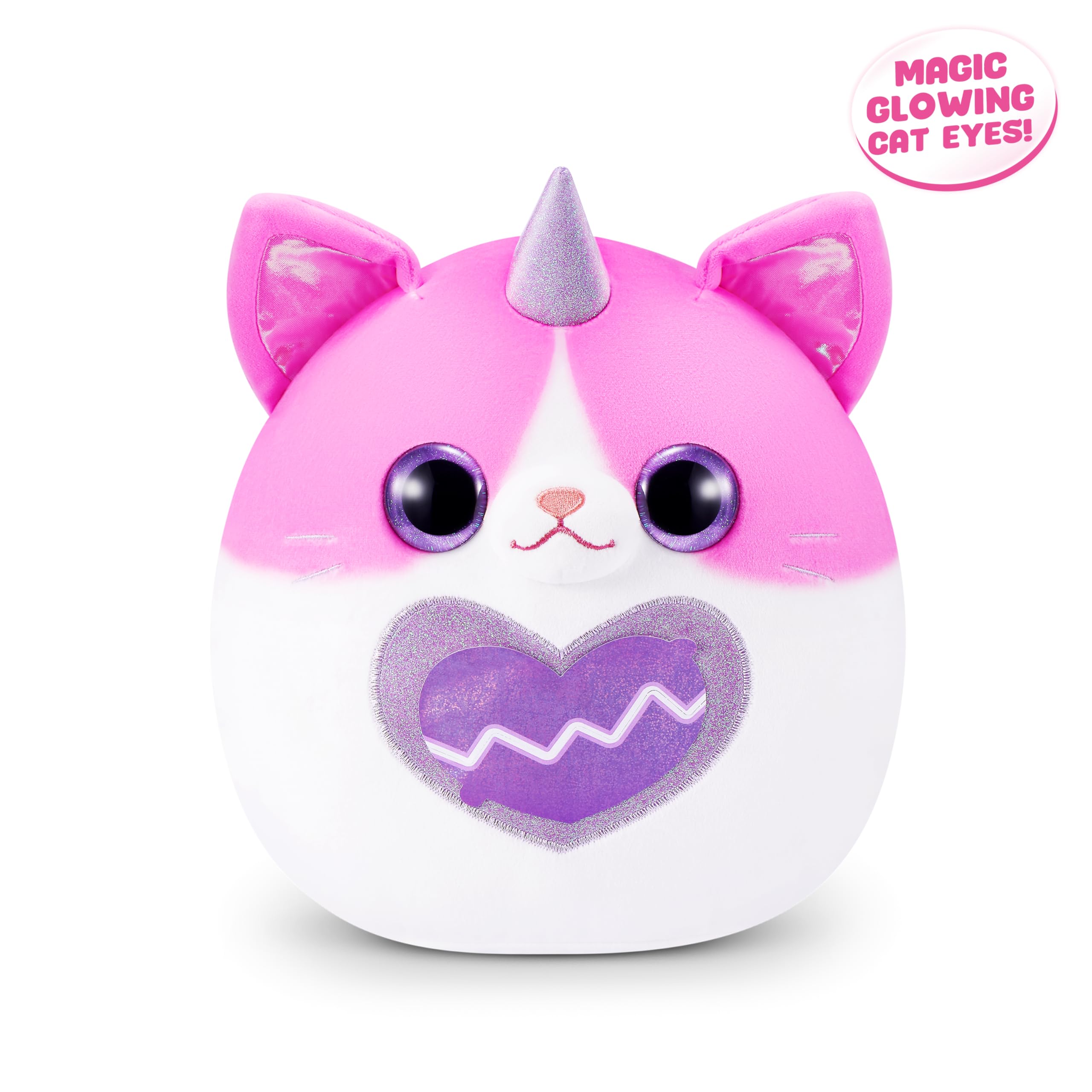 Rainbocorns Kitty Mania Plush Toy - Purrl Cat | 40+ Surprises | Ages 3+ 4