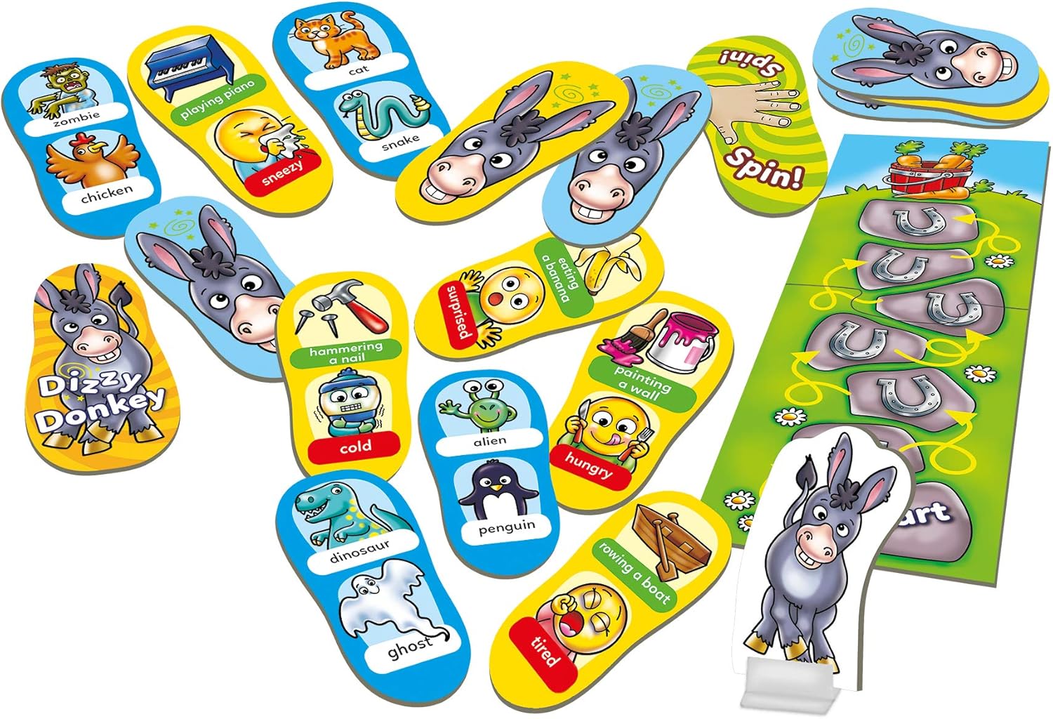Orchard Toys Dizzy Donkey Game 106 - Family Action & Performance Board Game 5