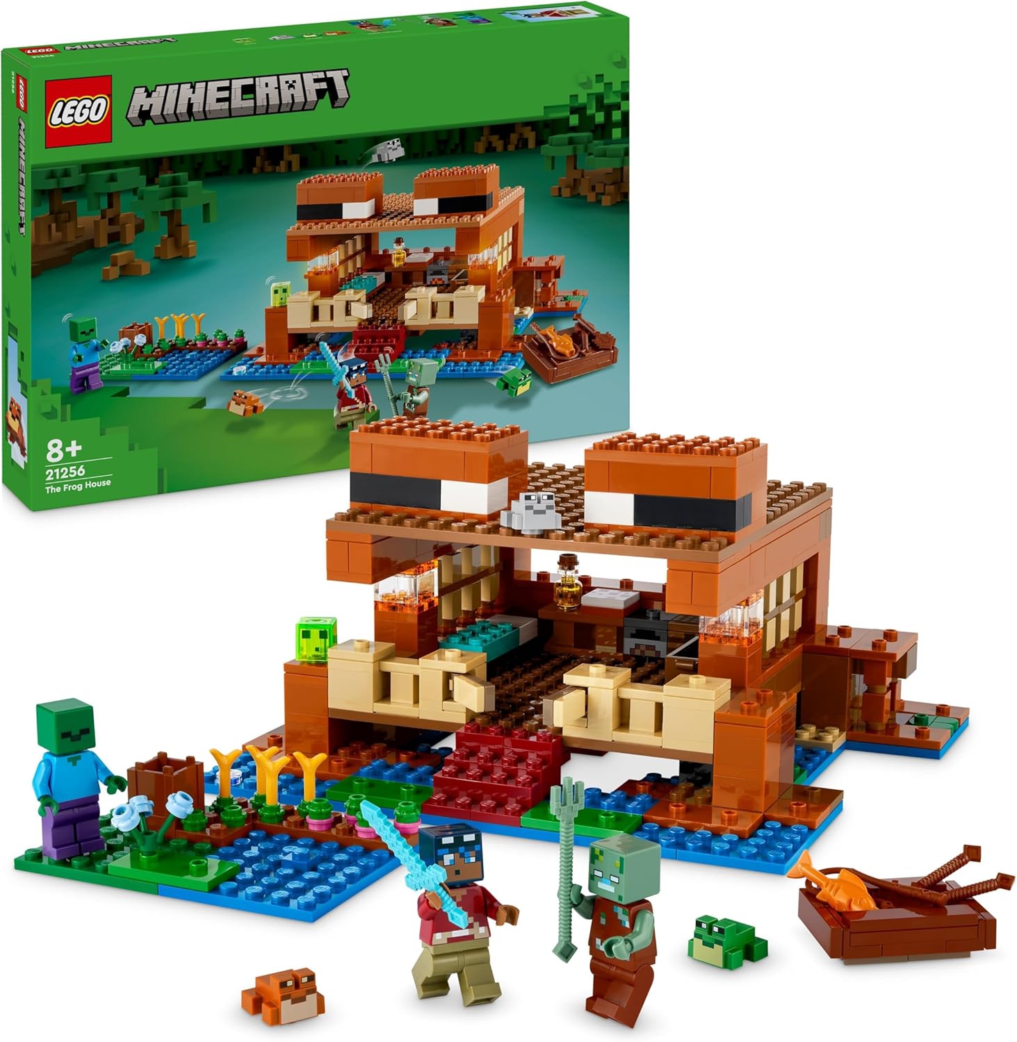 LEGO Minecraft The Frog House Building Set - 400-Piece Playset for Kids 8+ 1
