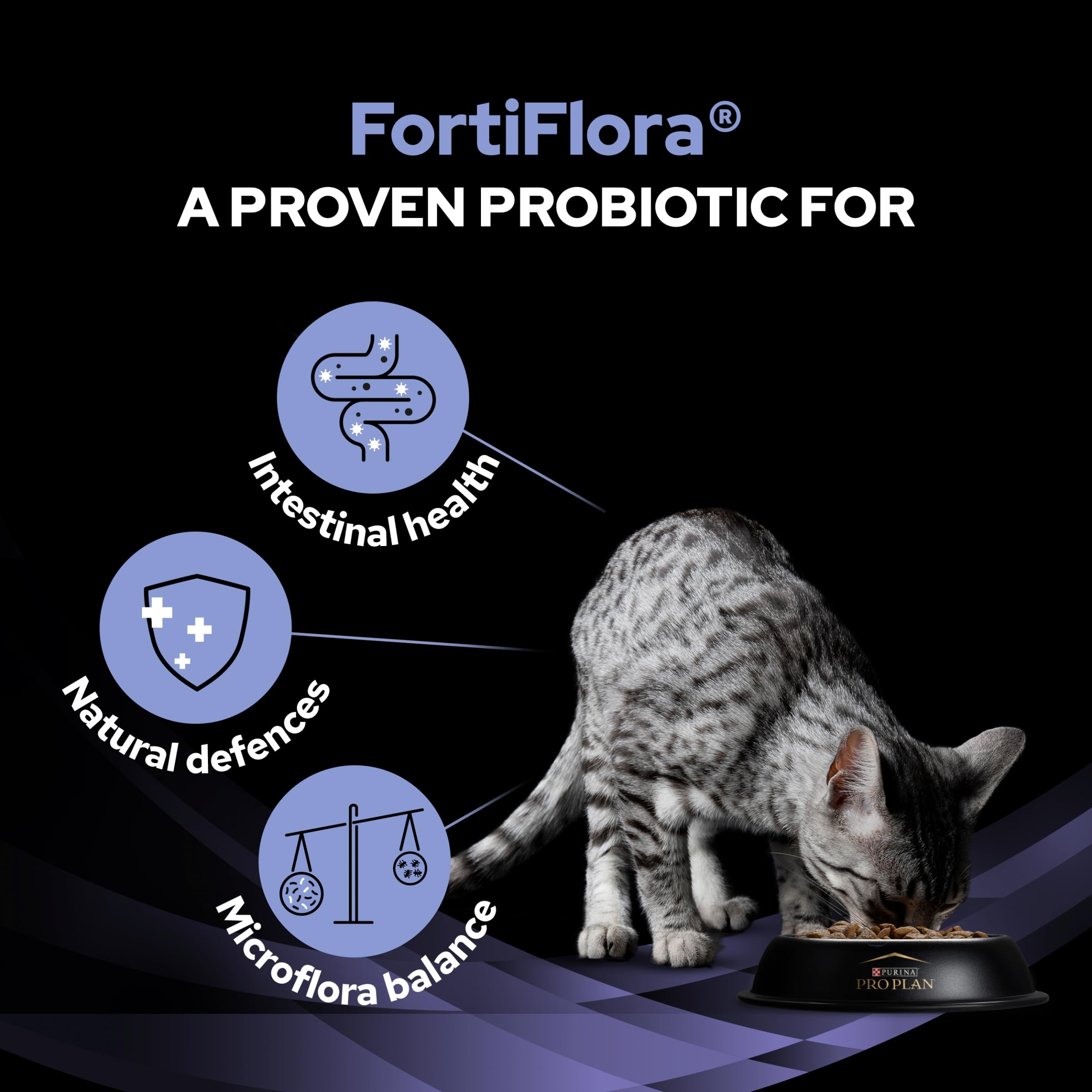 Pro Plan Veterinary Diets Fortiflora Probiotic Cat Supplements - 30x1g Sachets | Supports Intestinal Health 2
