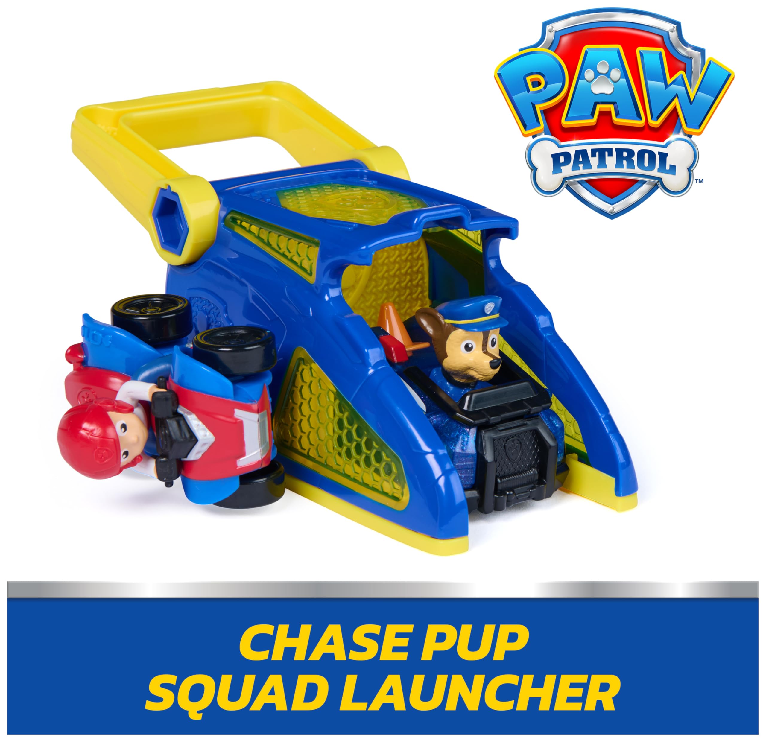 Paw Patrol Pup Squad Launchers with Ryder Vehicle 2-Pack | Ages 3-9 | Multicolor Plastic
