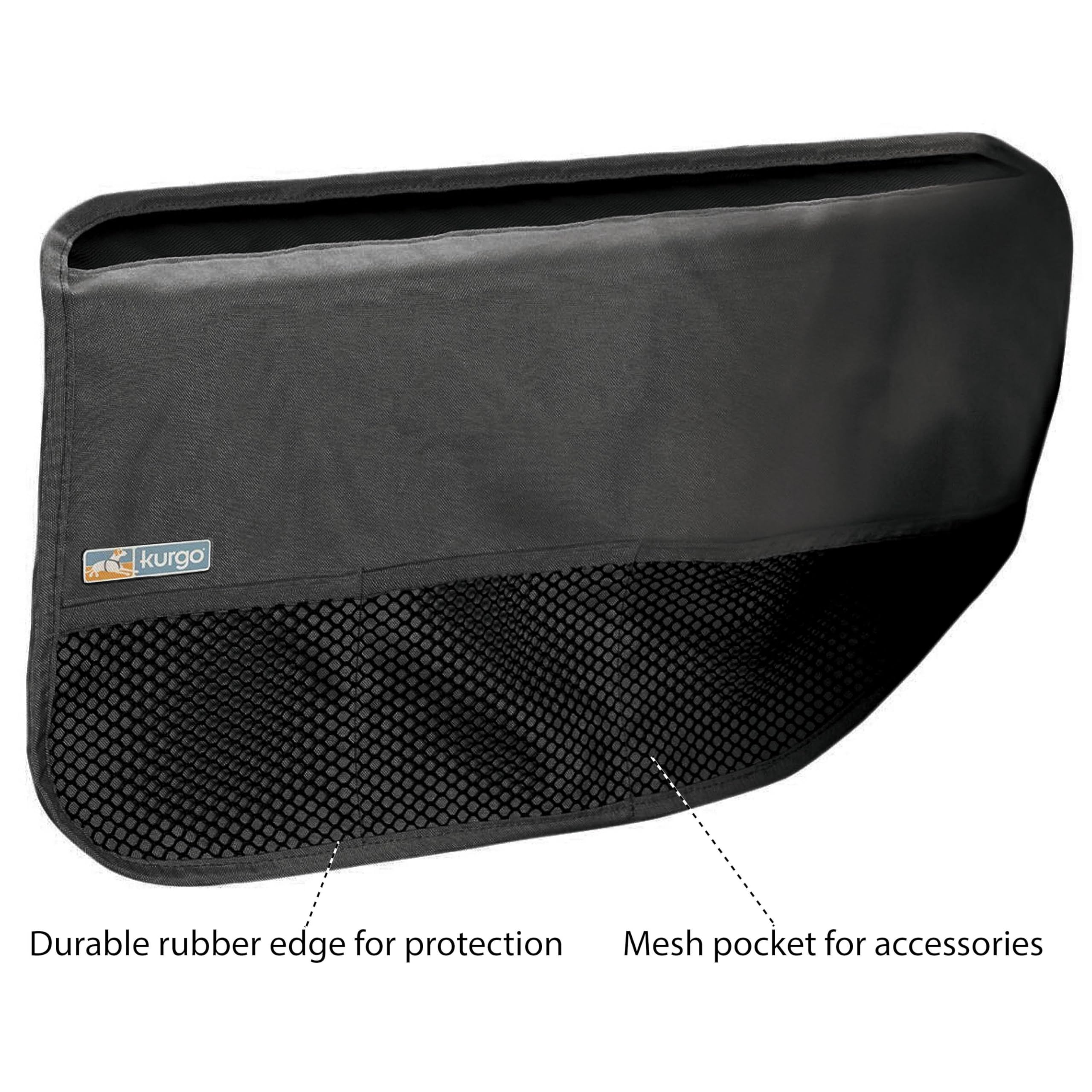 Kurgo Car Door Guard - Scratch & Mud Protection for Rear Doors | Universal Fit | Charcoal Grey 3