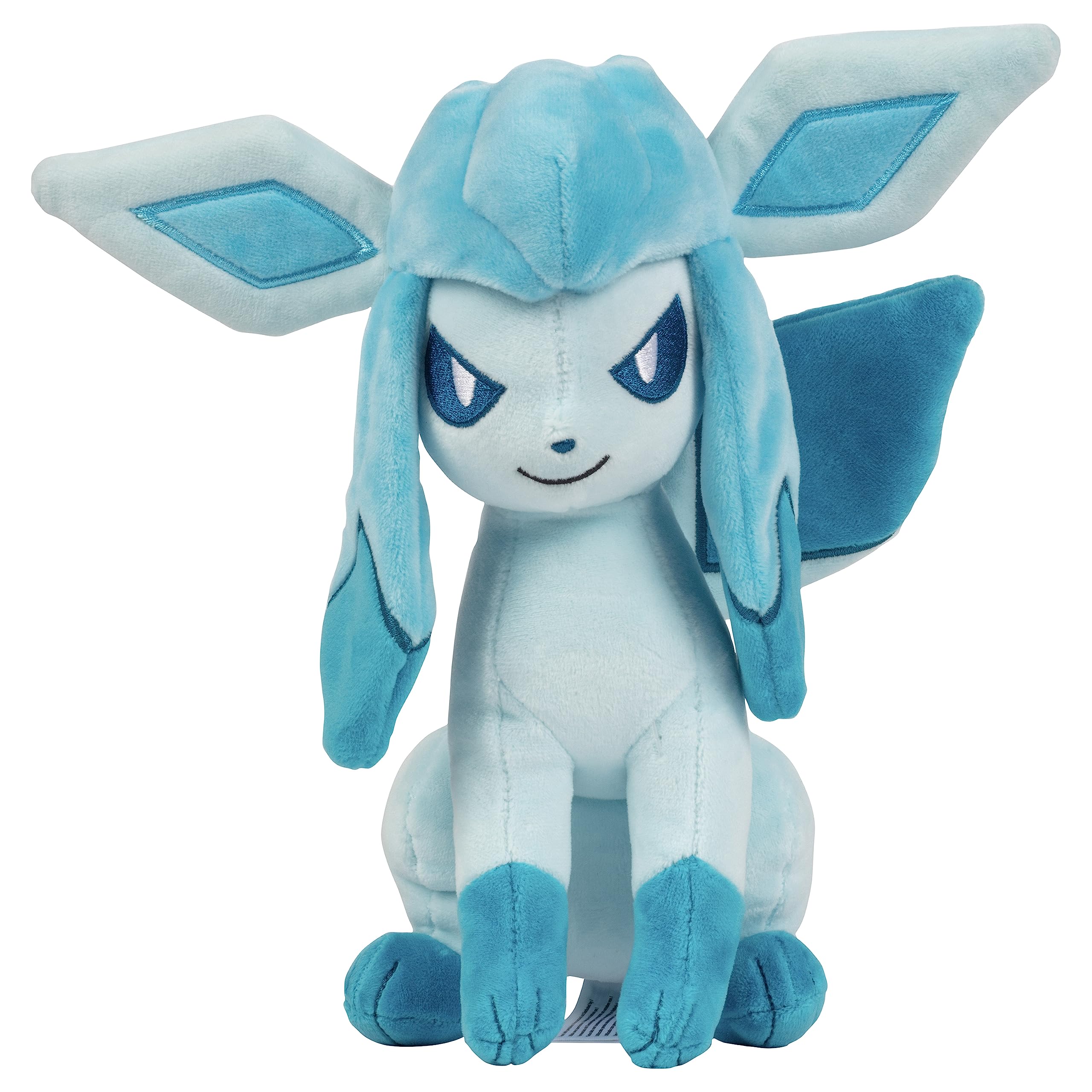 Pokémon Glaceon Plush - 8-Inch Stuffed Animal | Soft Polyester | Ages 3+