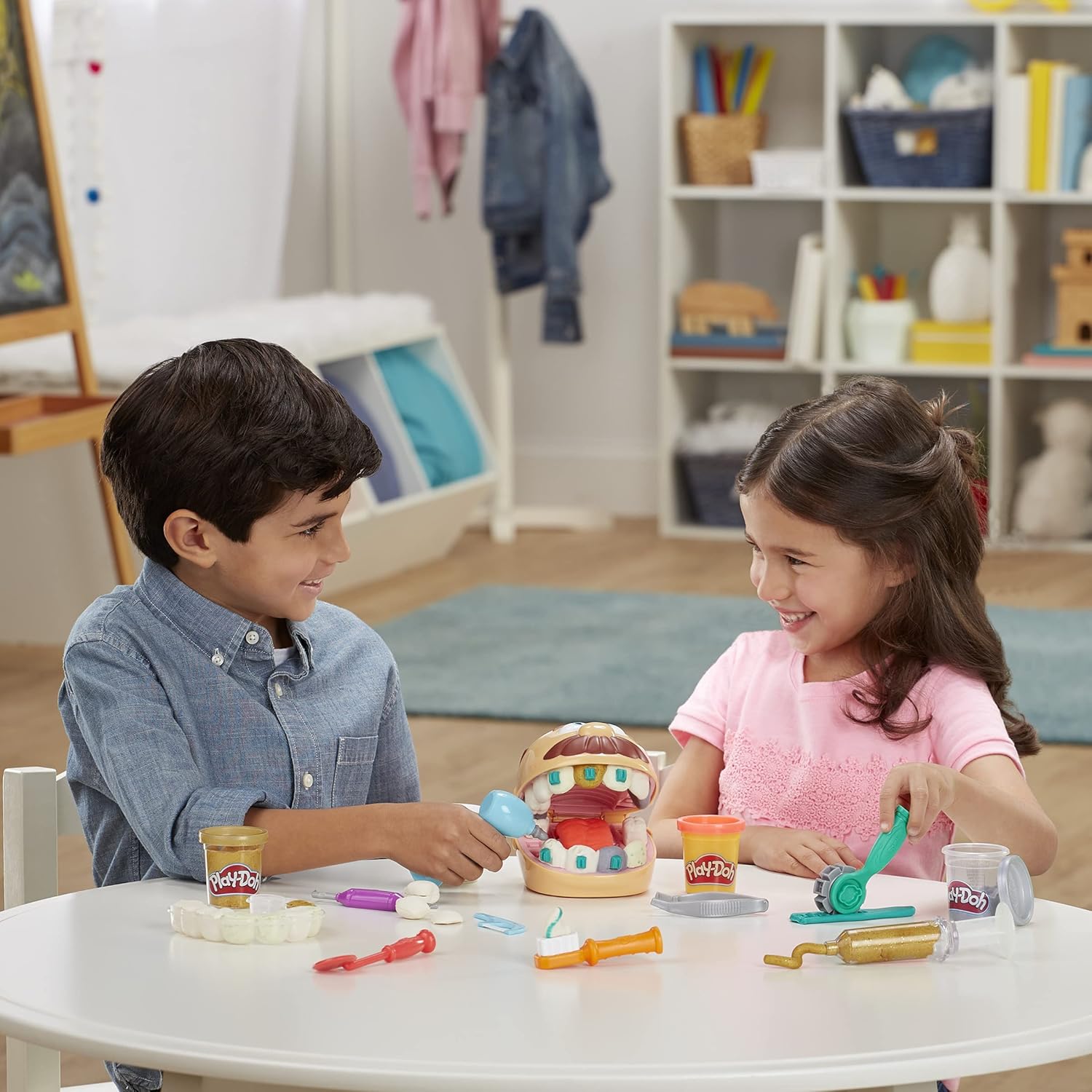 Play-Doh Drill 'n Fill Dentist - Pretend Play Dental Set for Kids 3+ 5